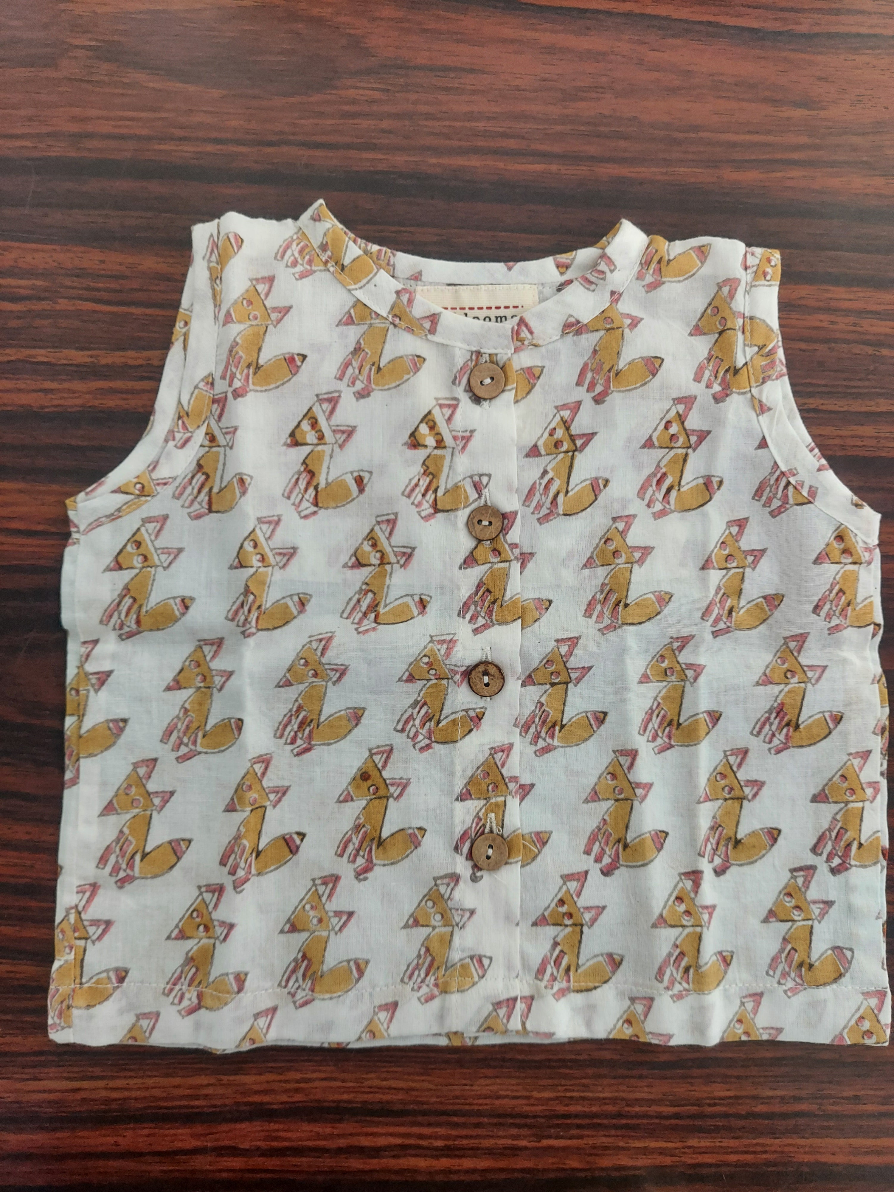 Fox Fun Co-ord Set (Pink)