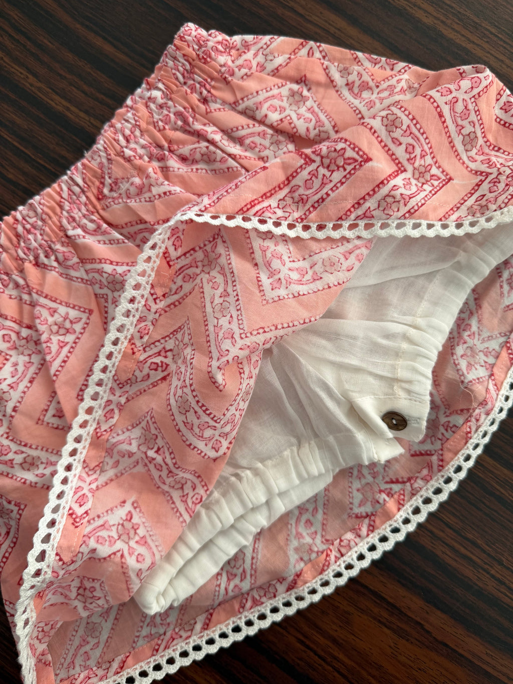 Coral Chevron Co-ord Set