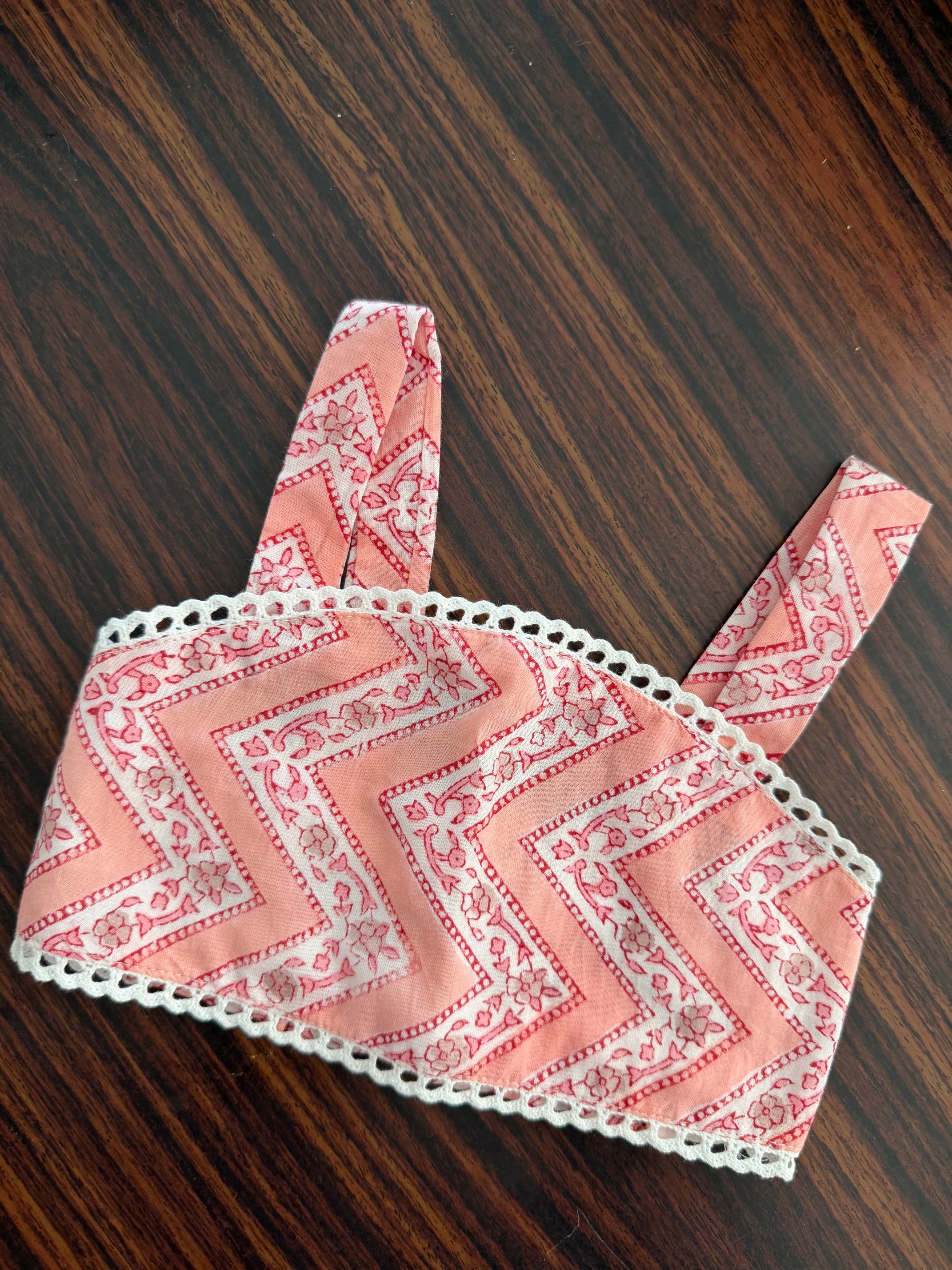 Coral Chevron Co-ord Set