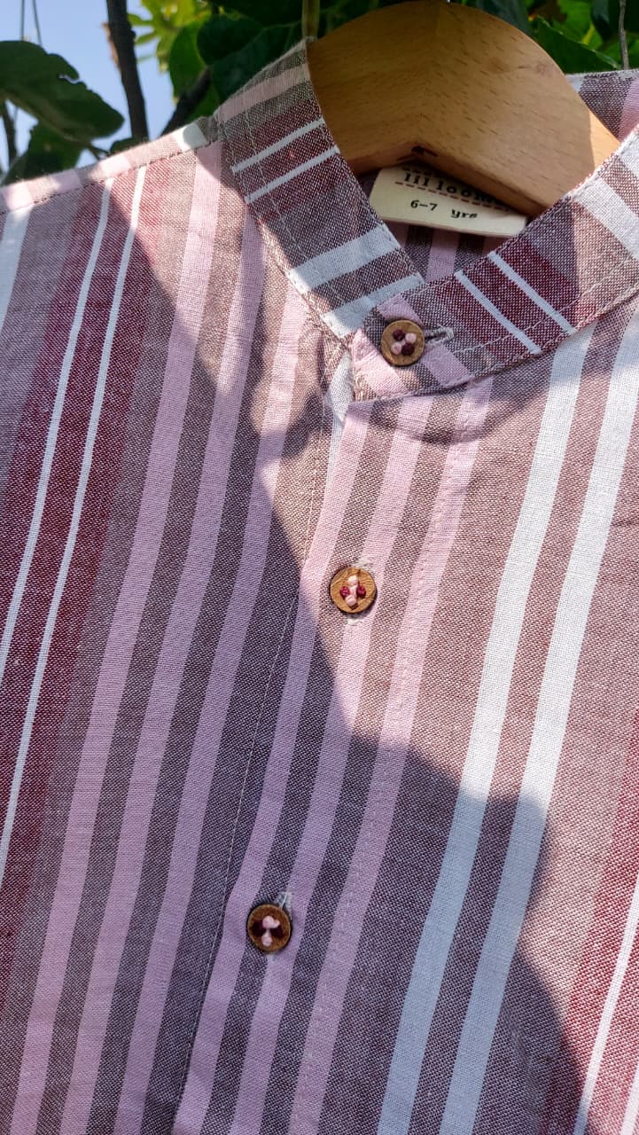 Strawberry Khadi Shirt