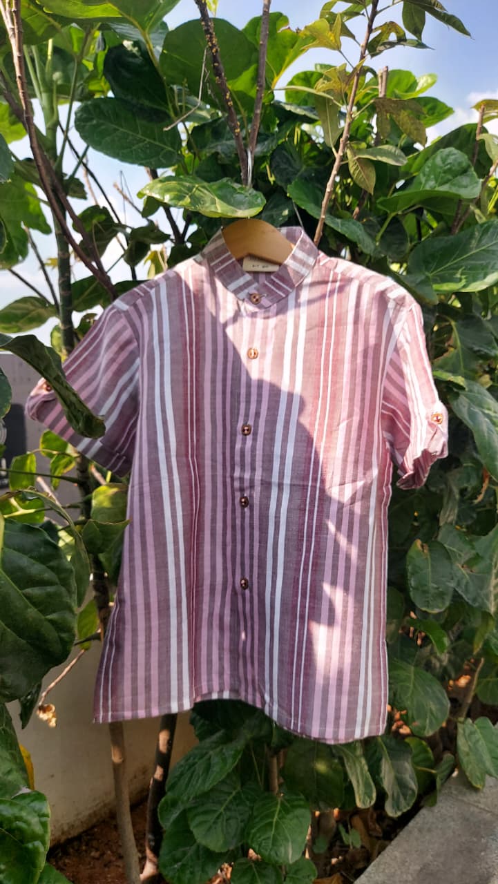 Strawberry Khadi Shirt