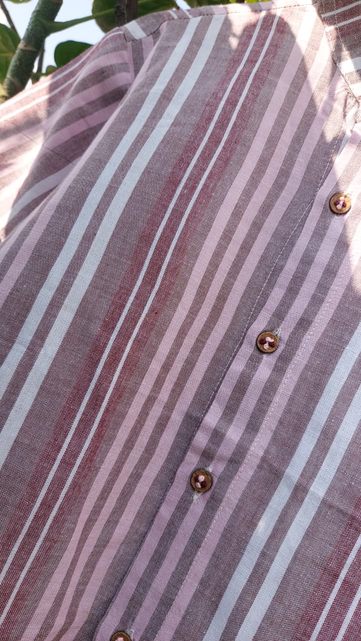 Strawberry Khadi Shirt