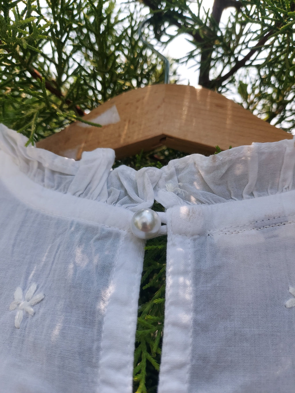 Bloom Chikankari Mul Cotton Dress