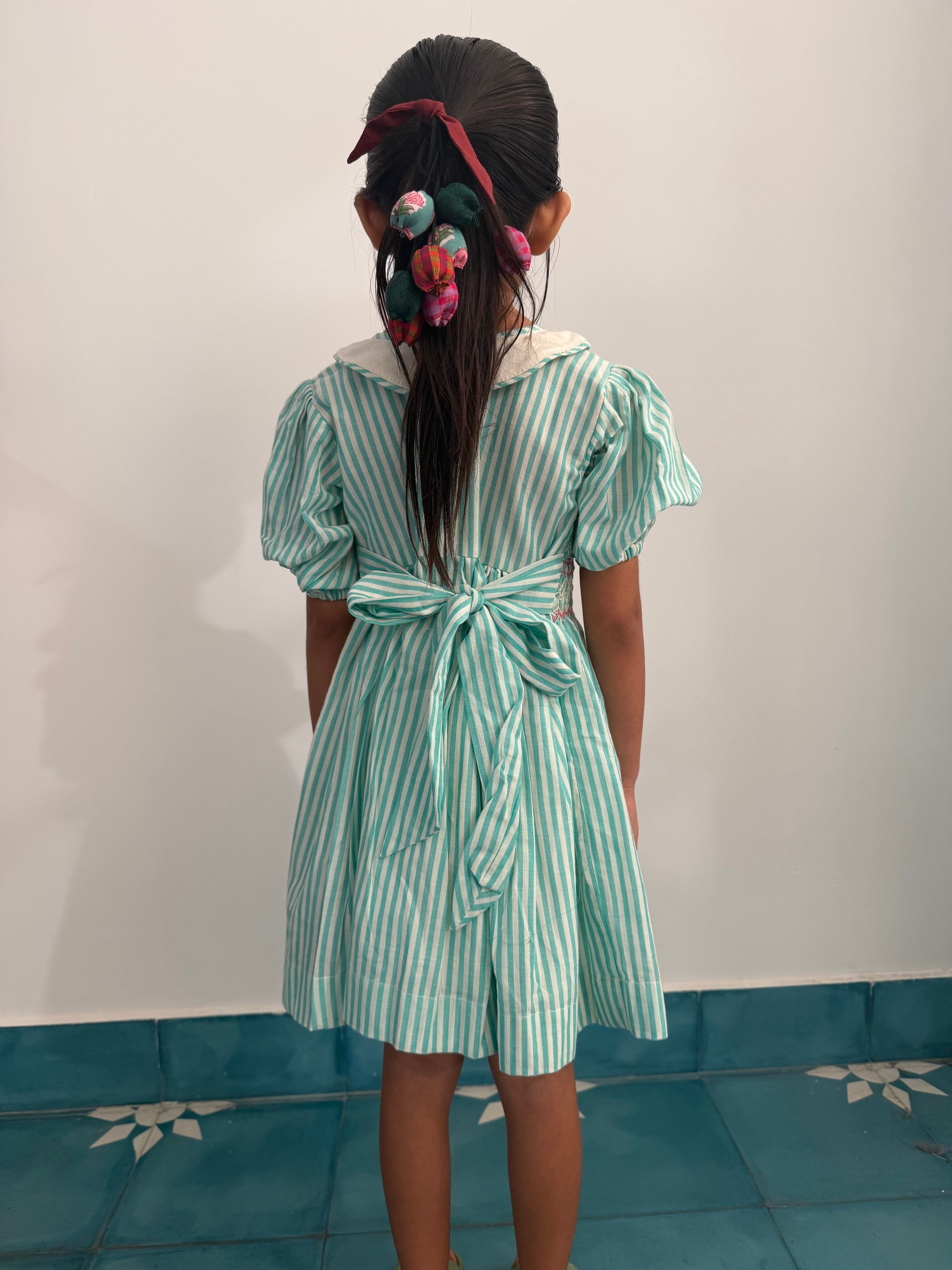 Sea Breeze Smocked Dress