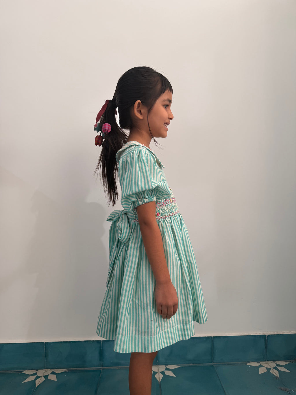 Sea Breeze Smocked Dress