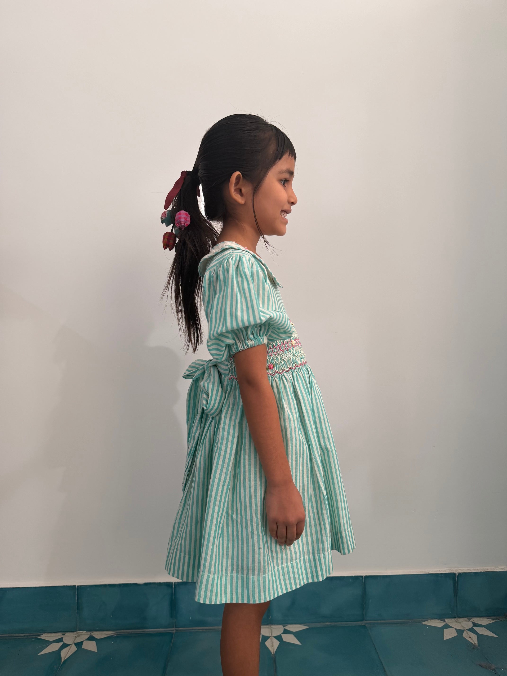 Sea Breeze Smocked Dress
