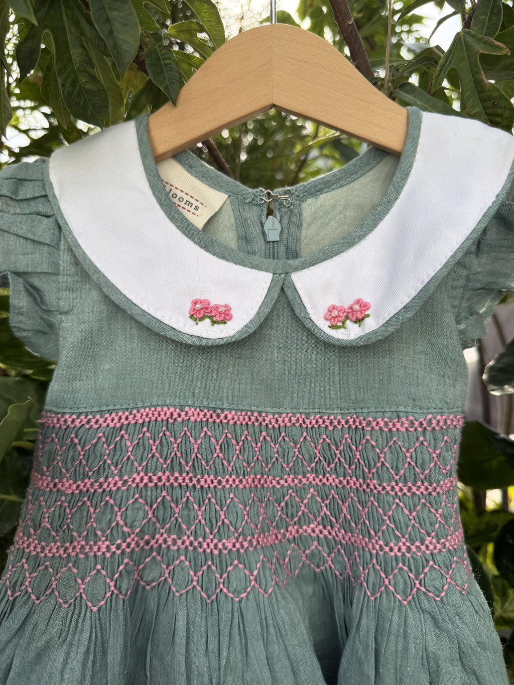 Sage & Clover Smocked Dress