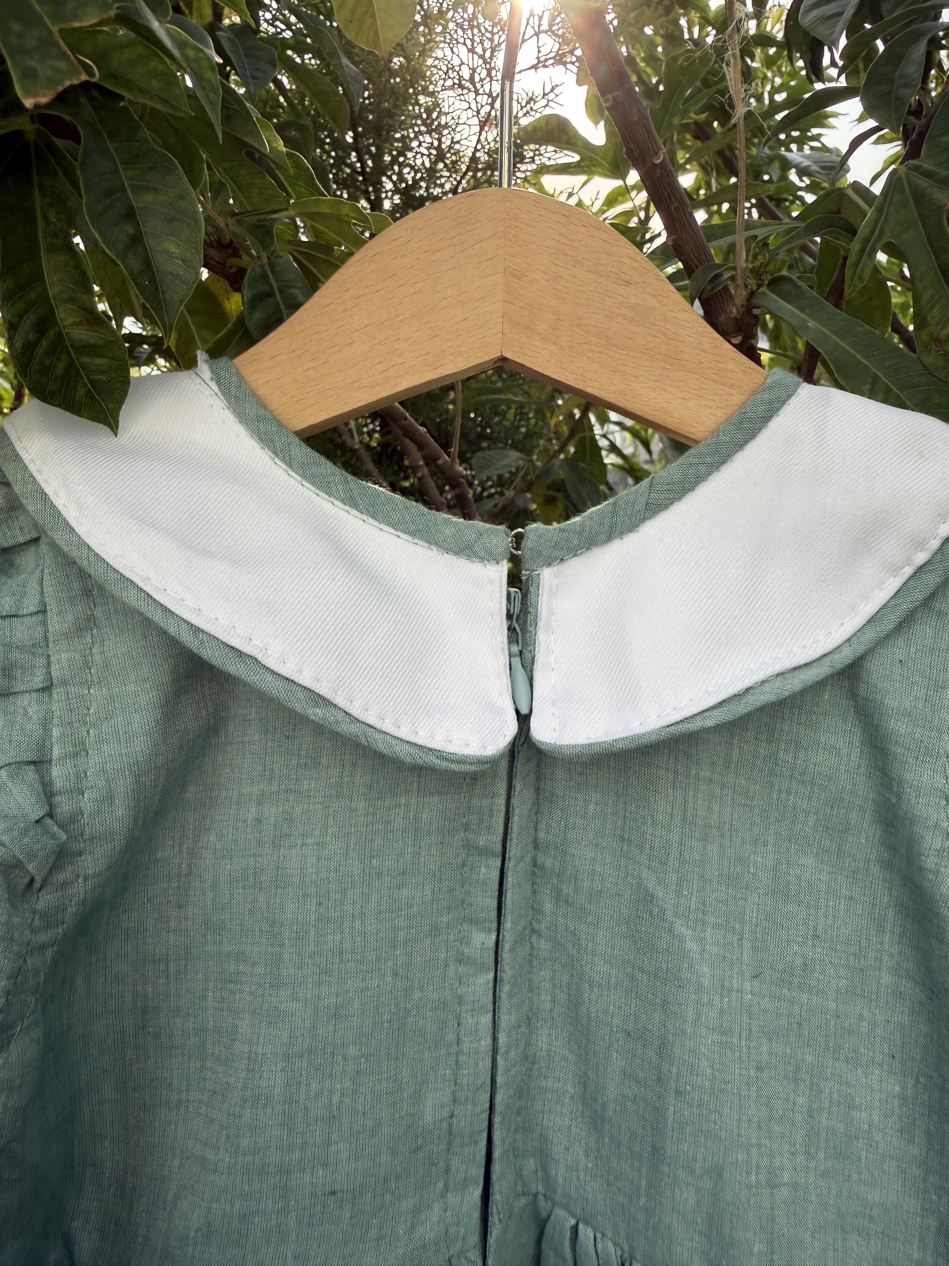 Sage & Clover Smocked Dress