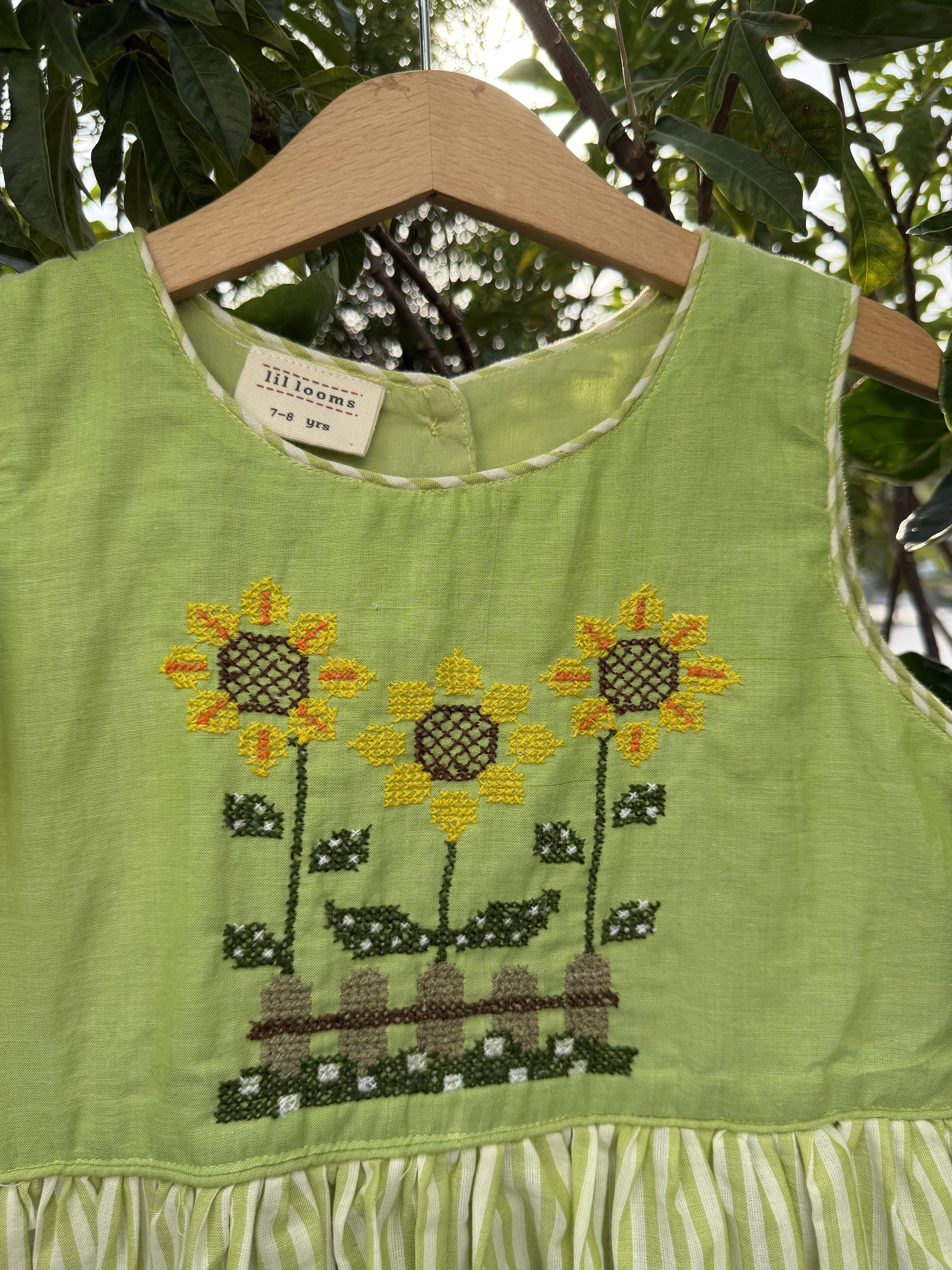 Sunny Fields Cross stitch Dress