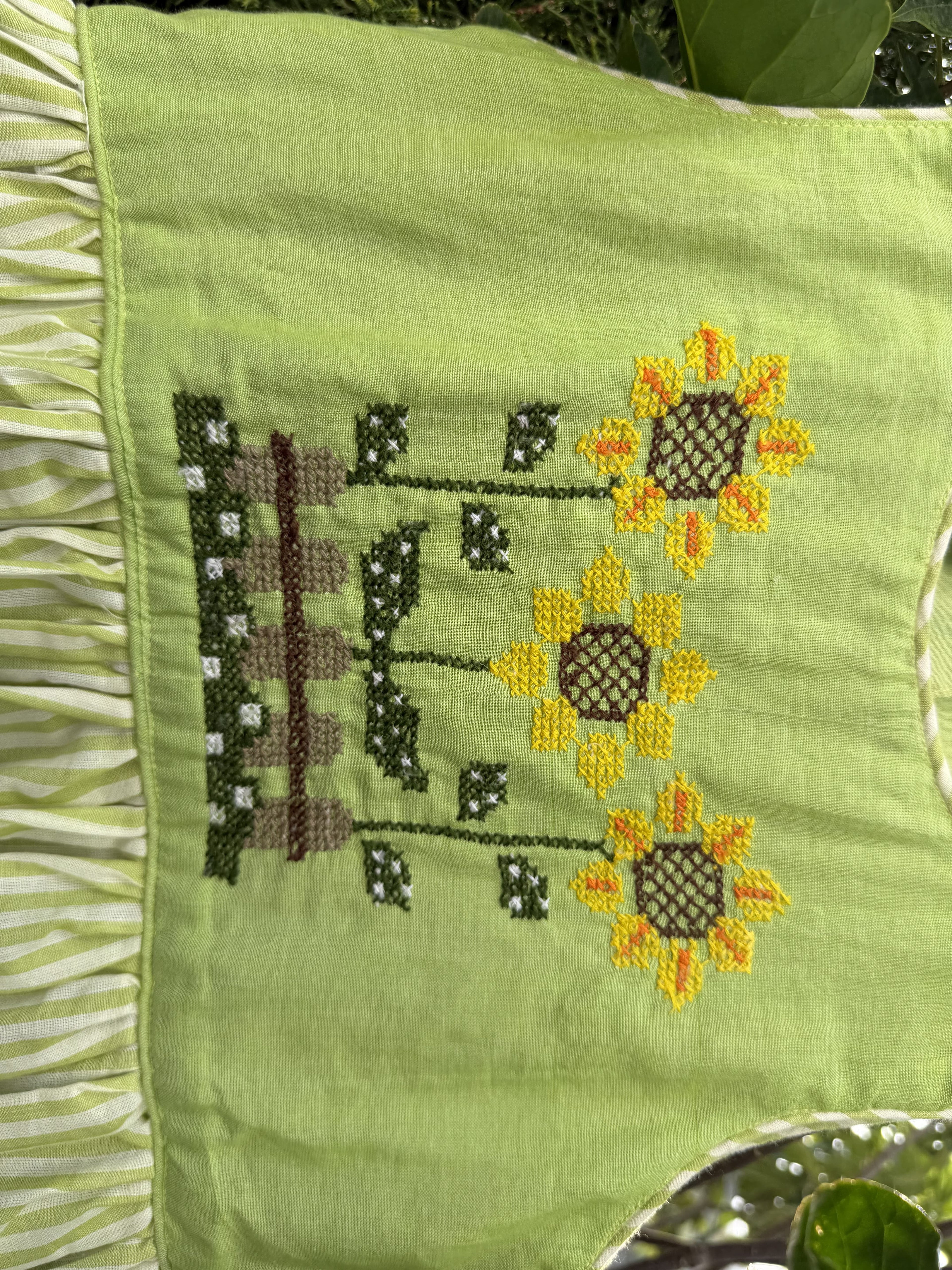 Sunny Fields Cross stitch Dress
