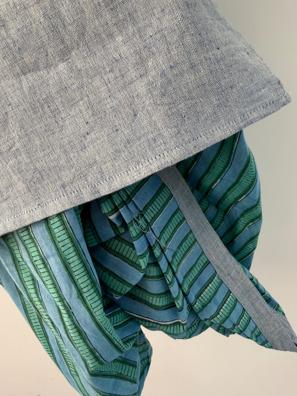 Teal Tales Dhoti Set