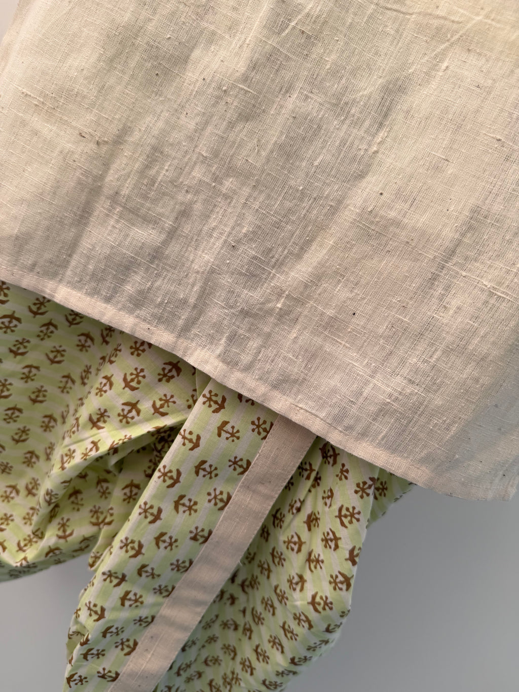 Green Heritage Dhoti Set