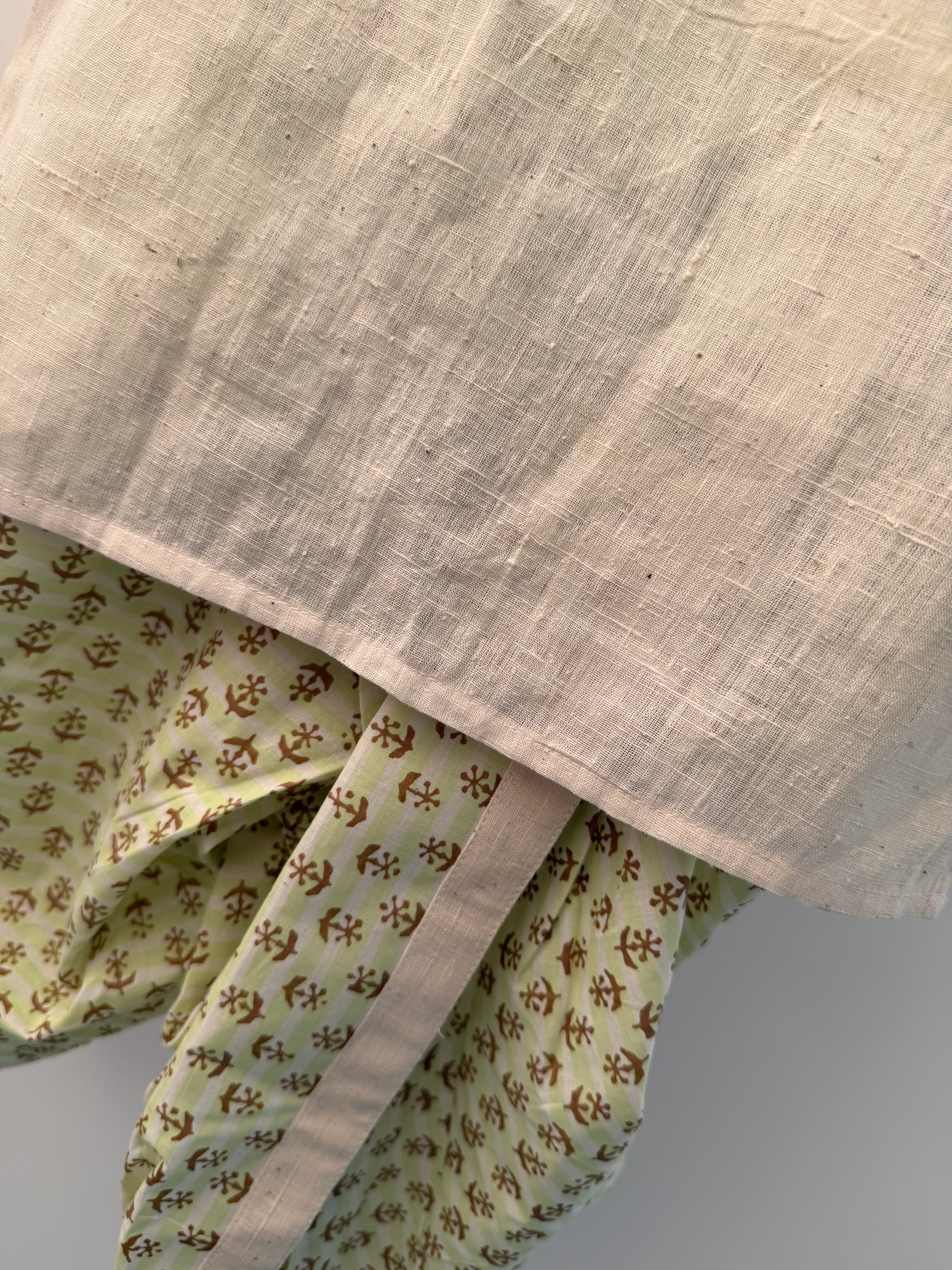 Green Heritage Dhoti Set