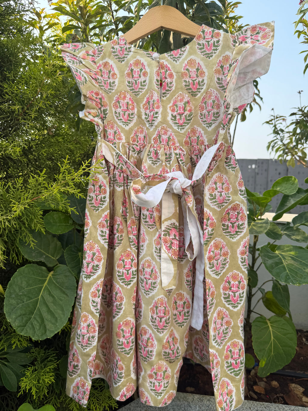 Soft Floral Cotton Dress