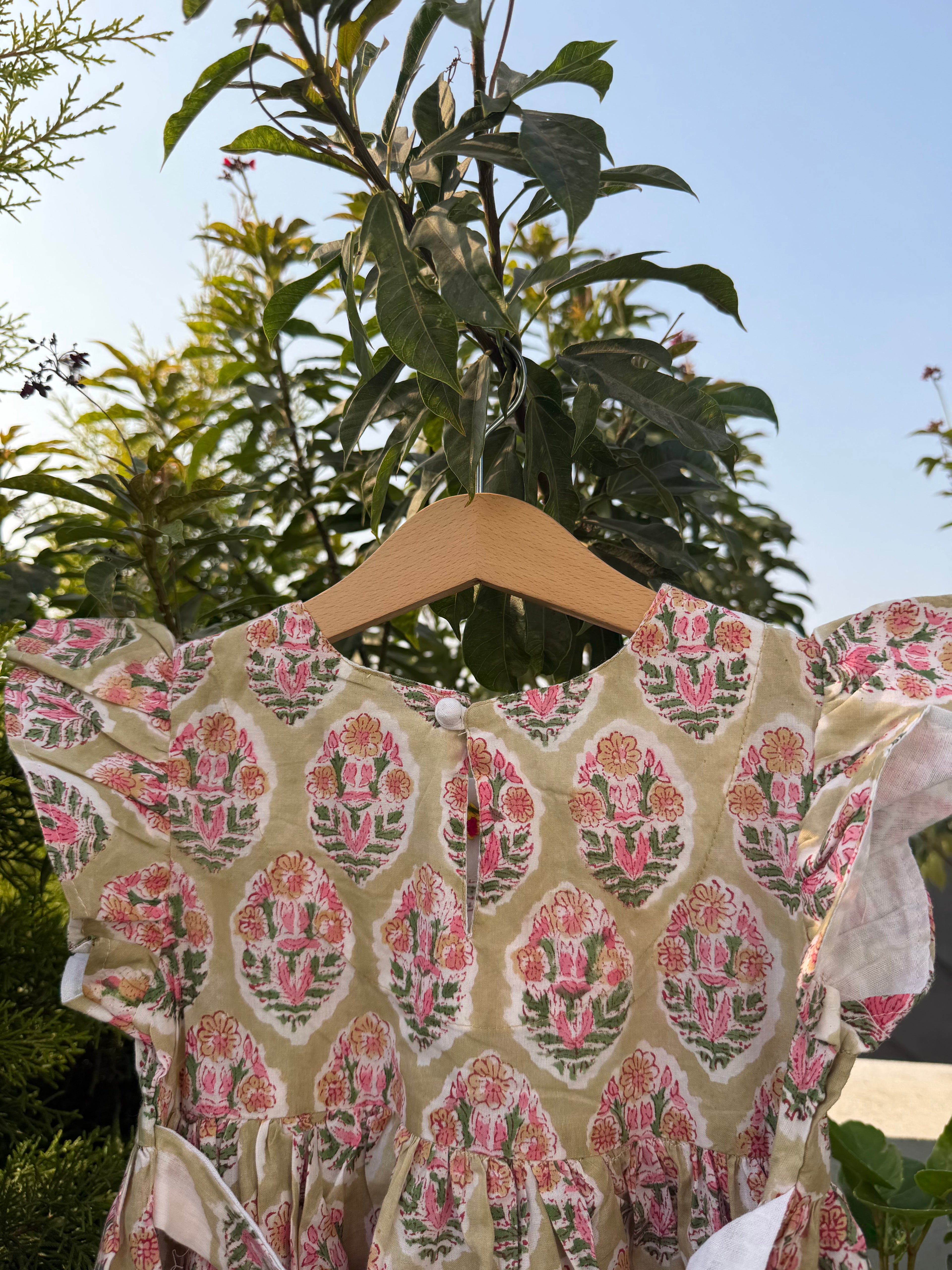 Soft Floral Cotton Dress