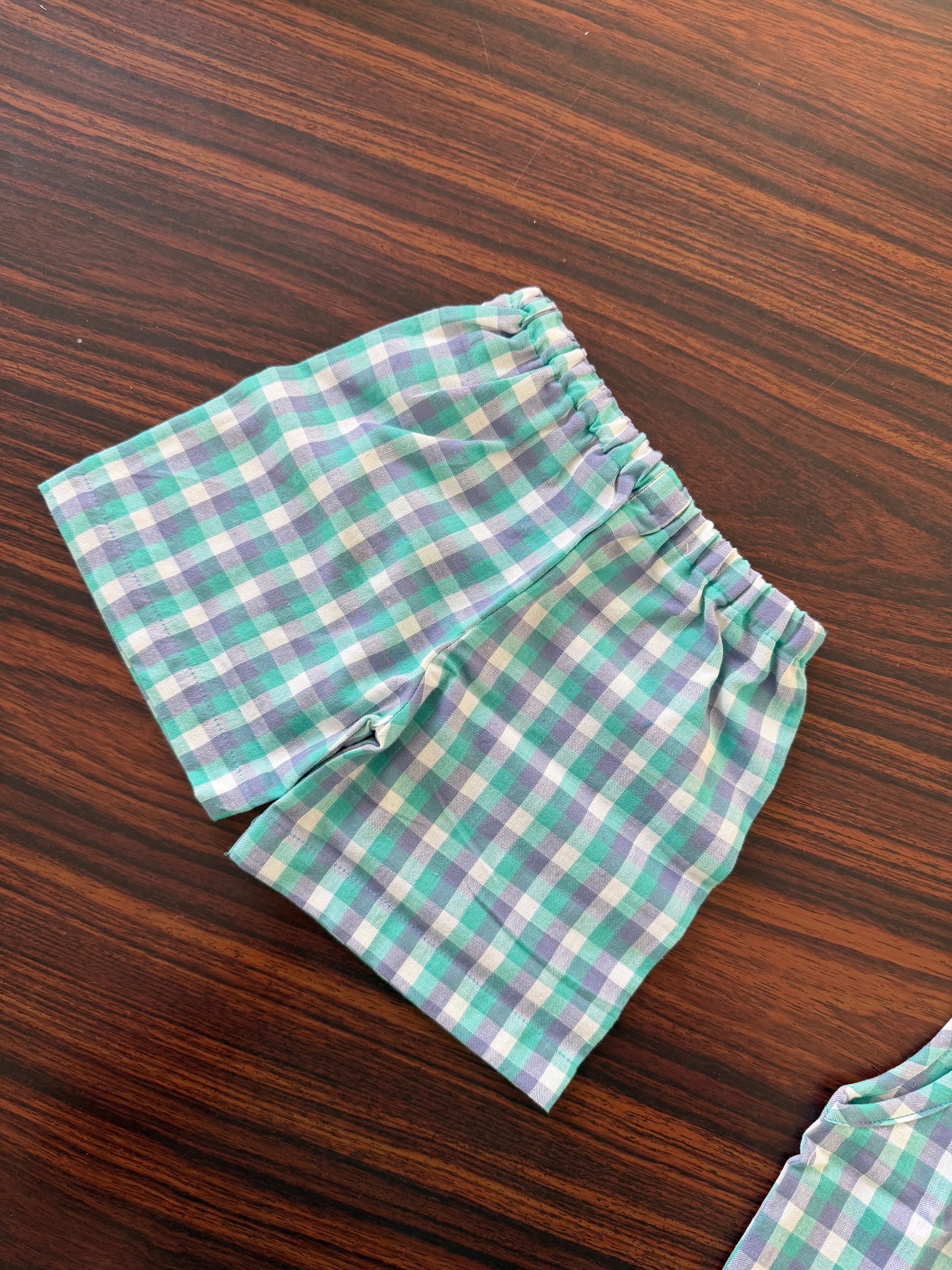 Mint check Co-ord Set