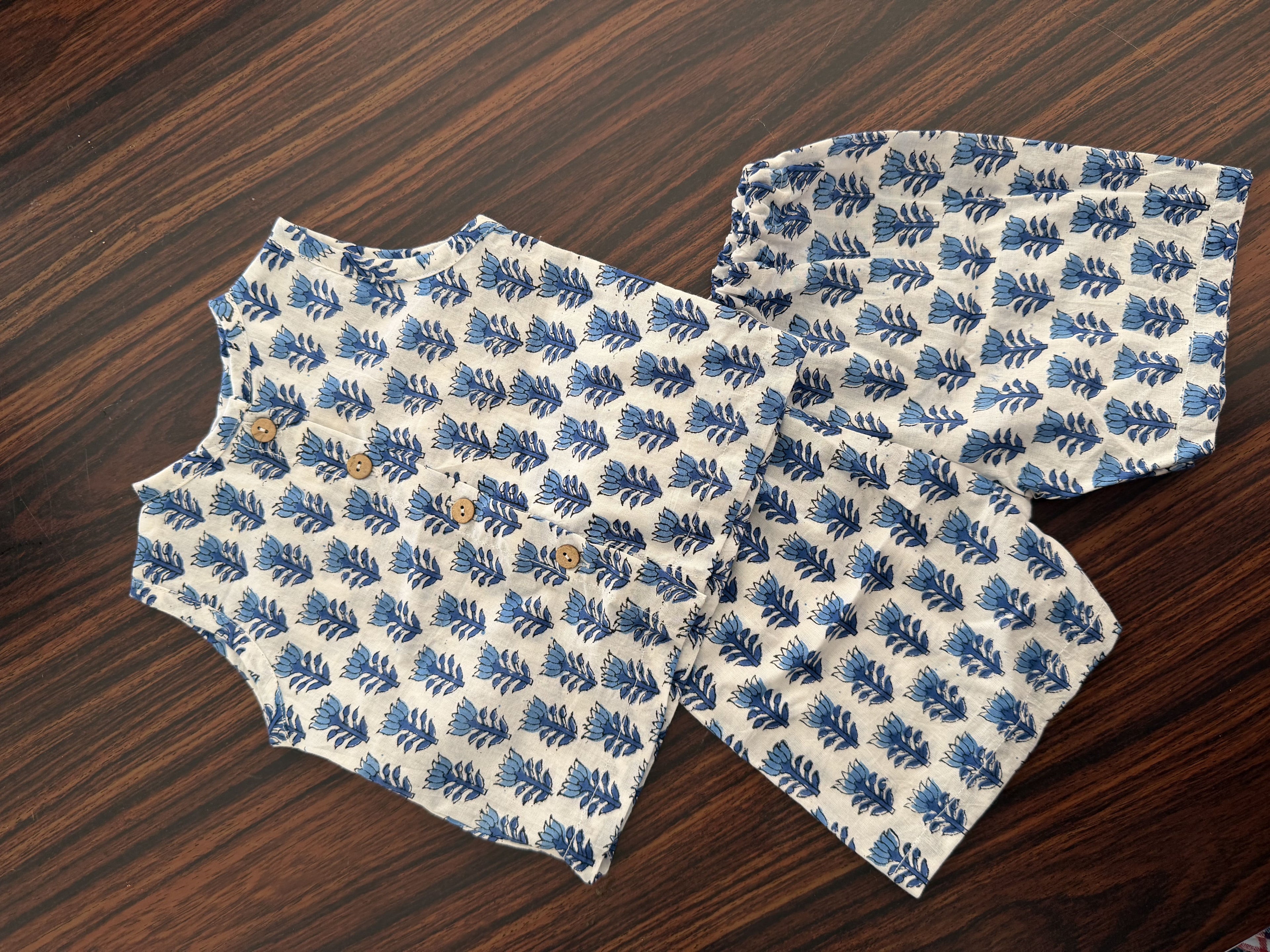 Indigo Bloom Baby Co-ord Set