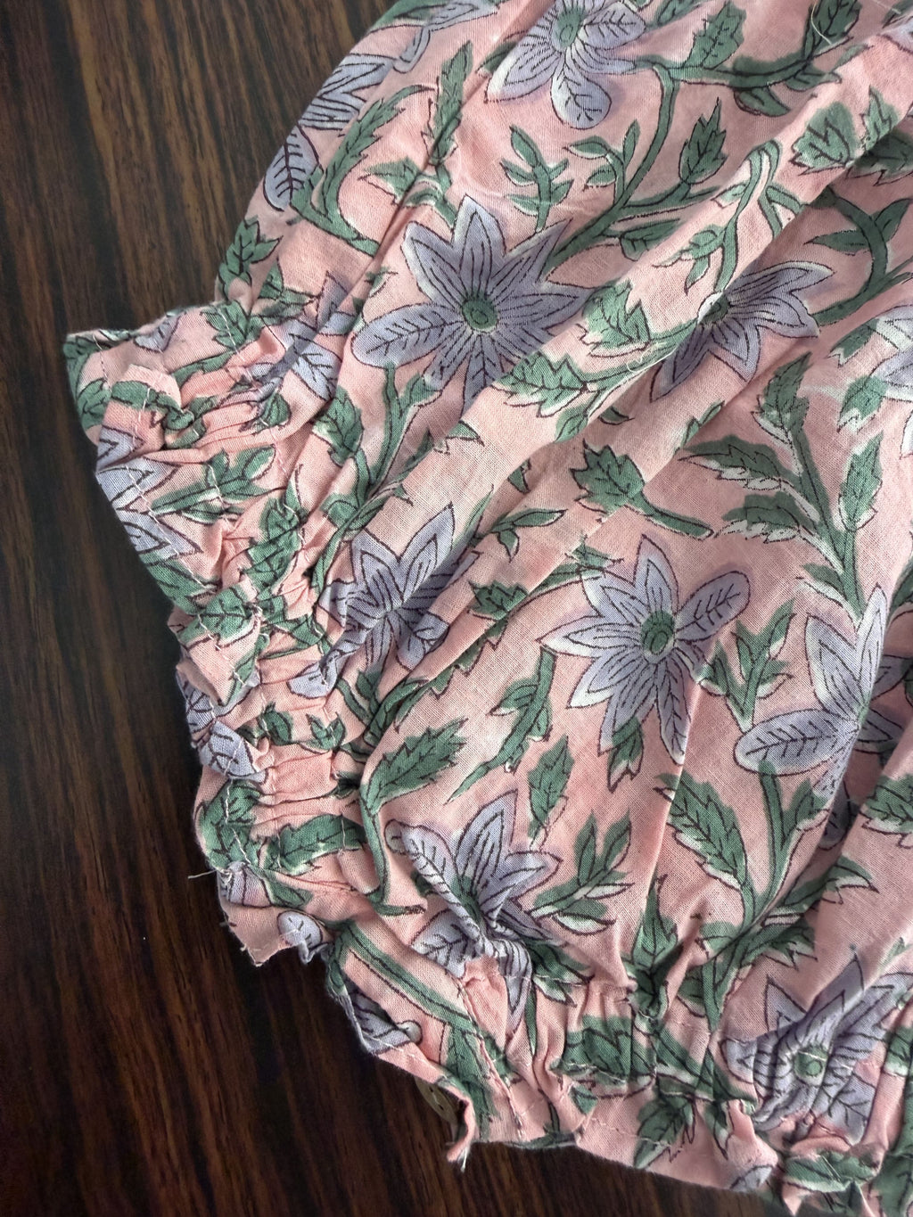 Blush Garden Baby Romper
