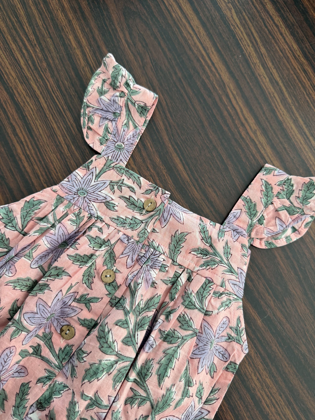 Blush Garden Baby Romper
