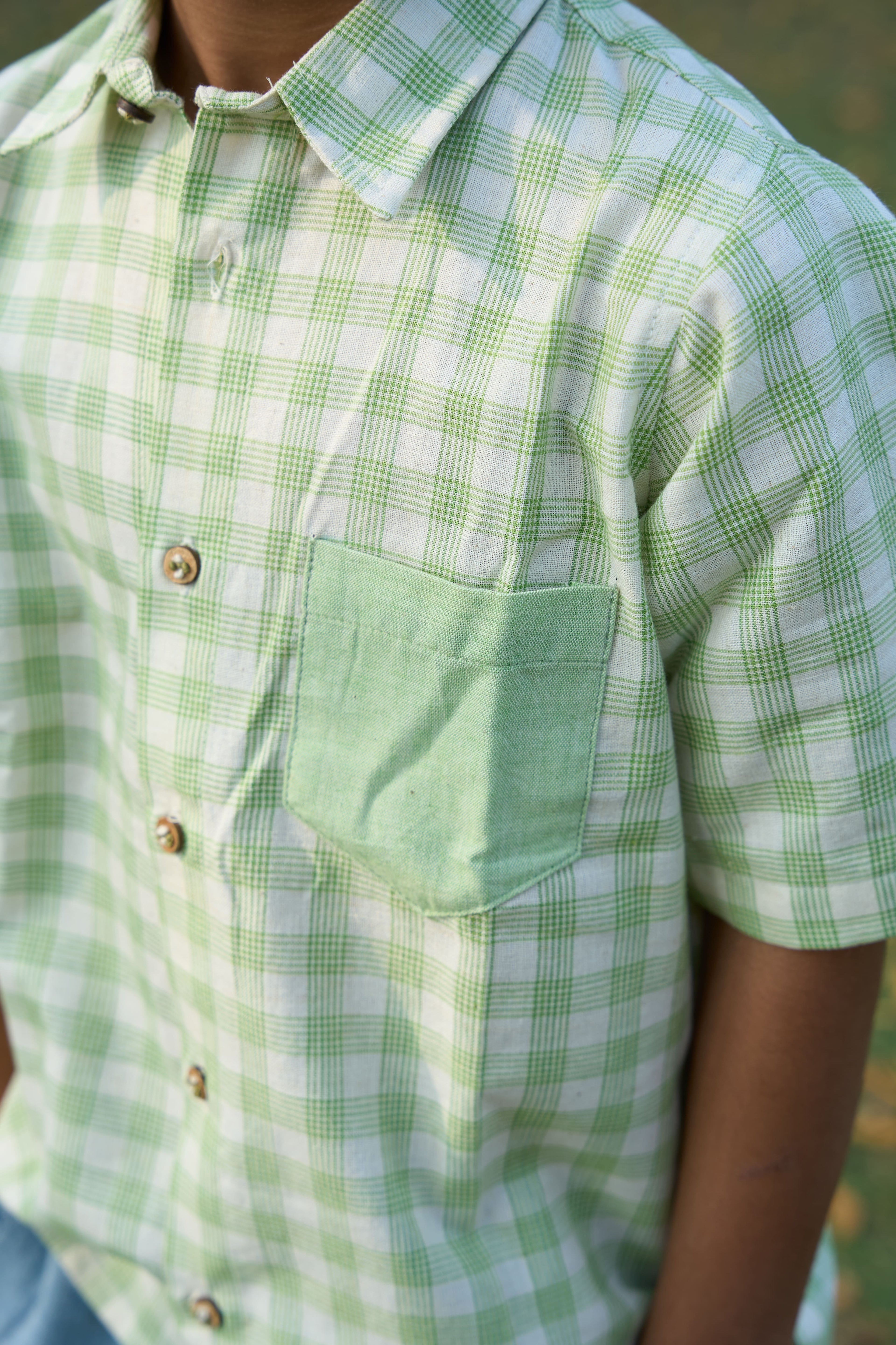 Green Patch Pocket Shirt