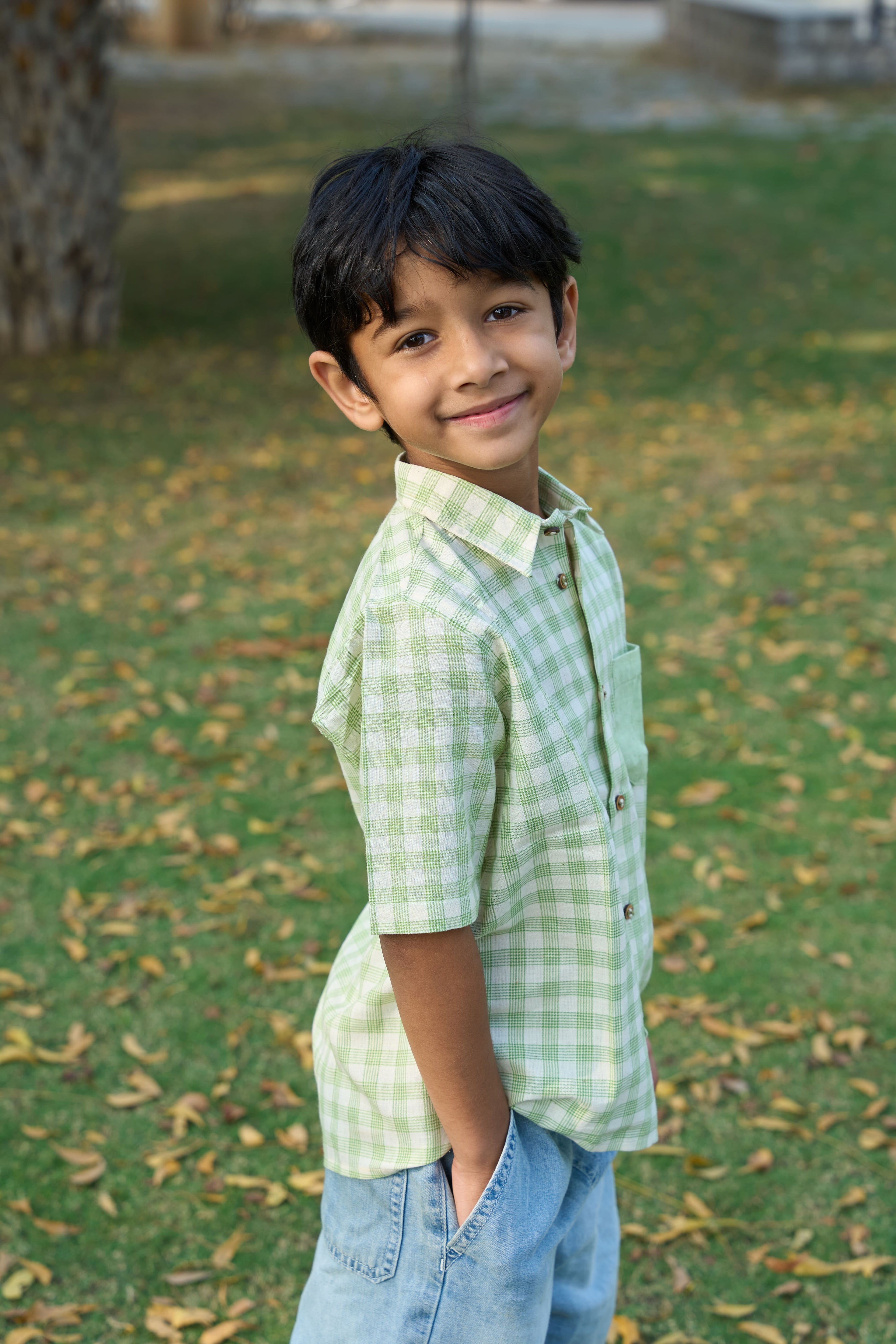 Green Patch Pocket Shirt