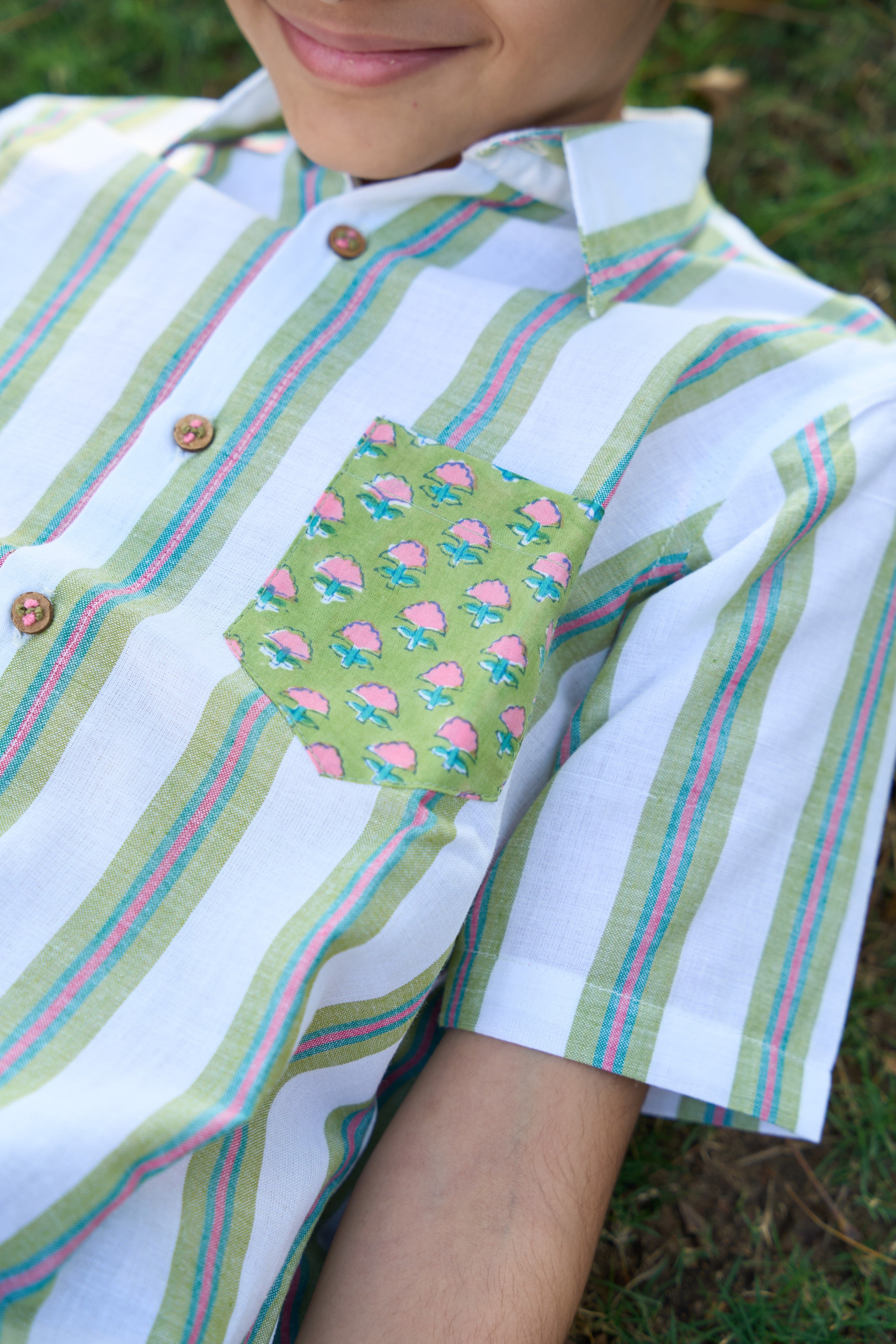 Stripe & Bloom Shirt