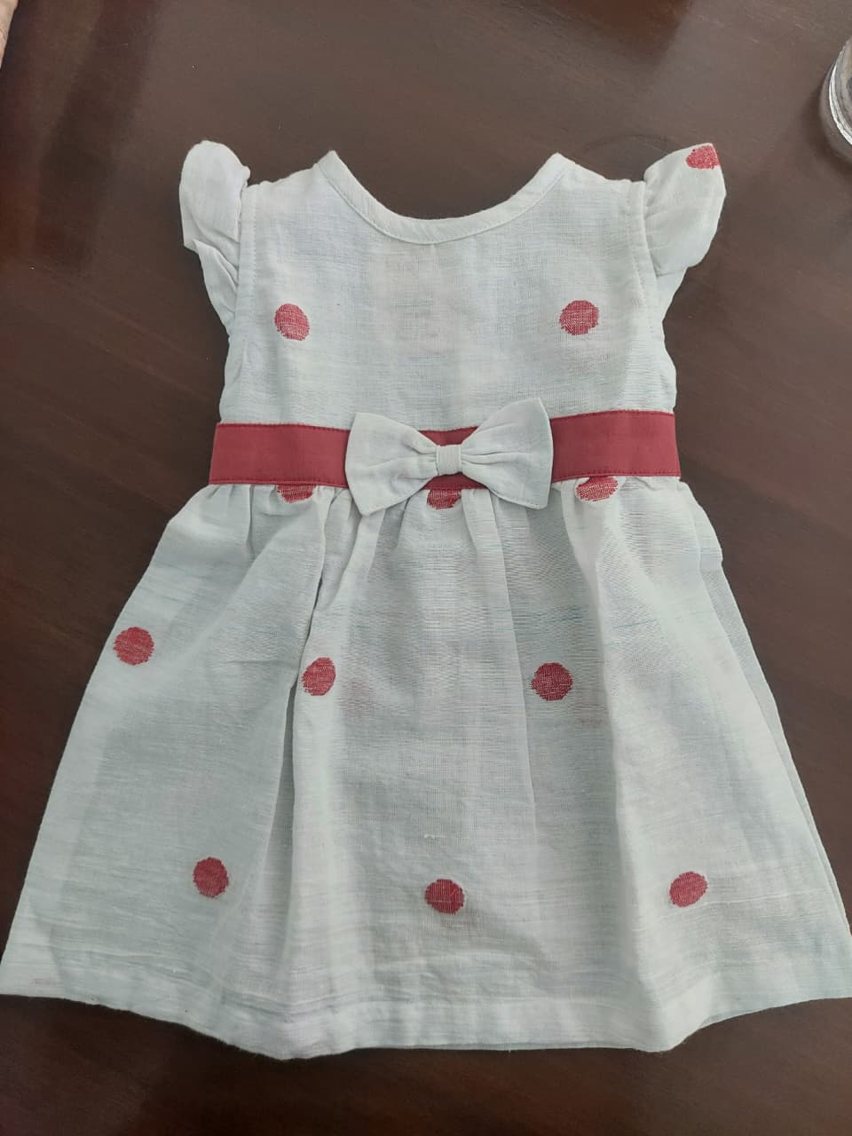 Rosy Dot Party Dress