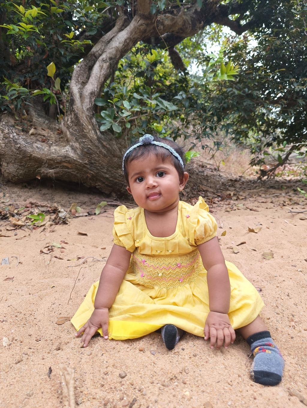 Sunny Bloom Smocked Dress