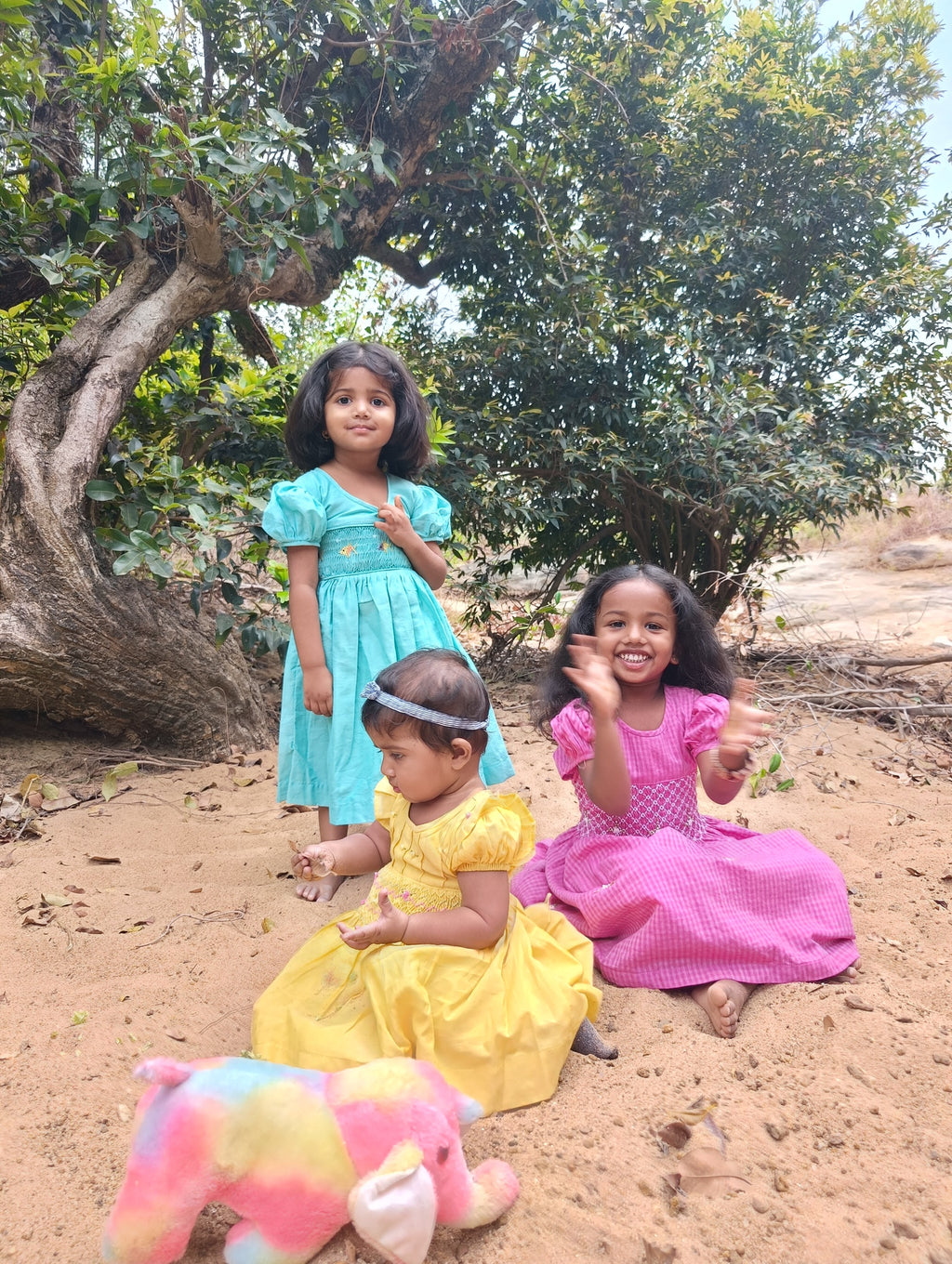 Sunny Bloom Smocked Dress