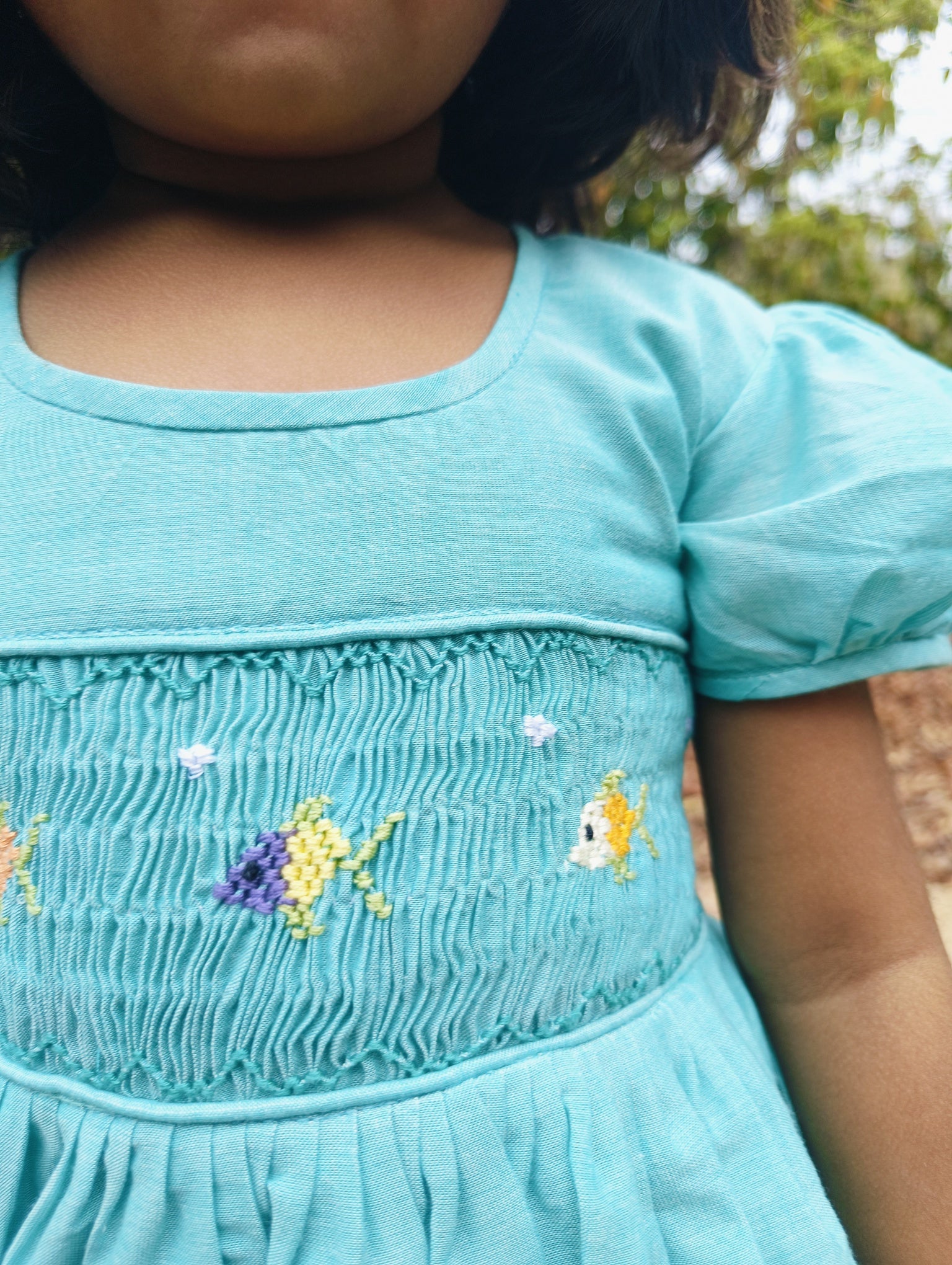 Mint Meadow Smocked Dress