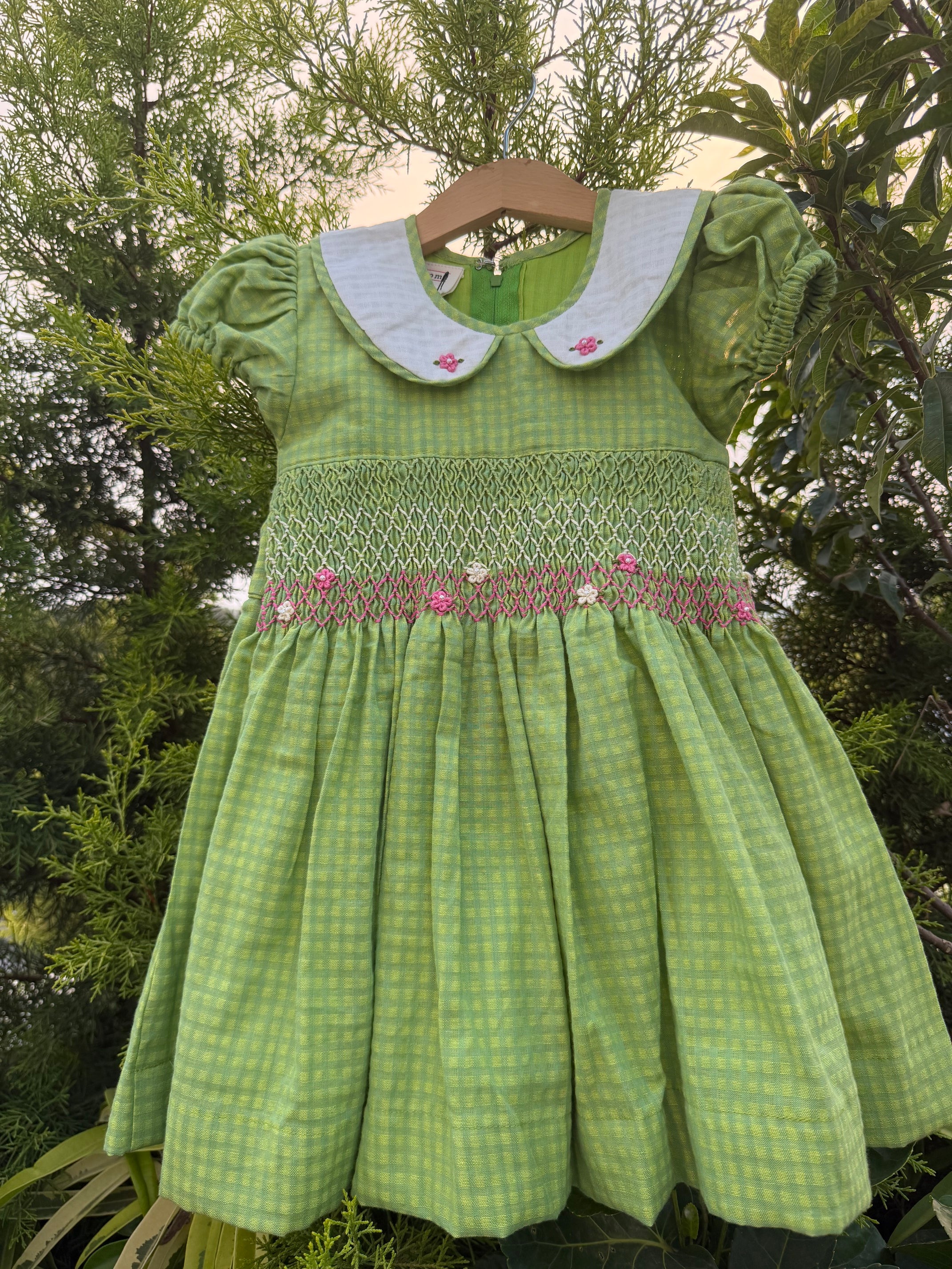 Garden Petal Smocked Dress