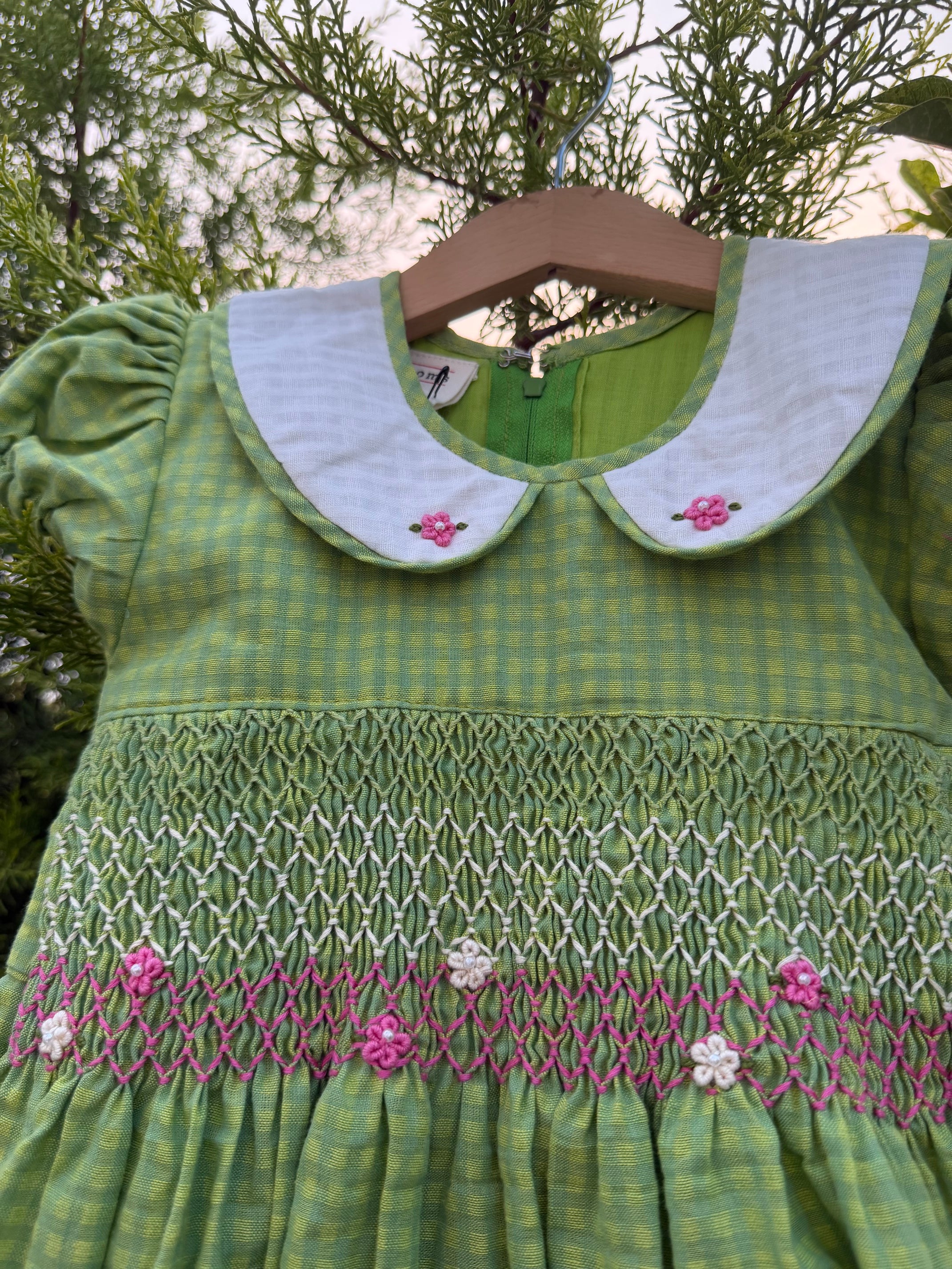 Garden Petal Smocked Dress