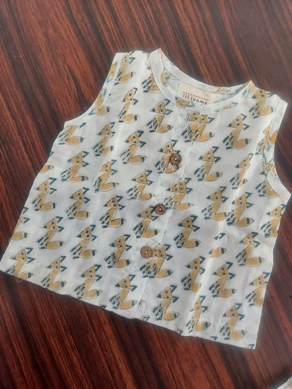 Fox Fun Co-ord Set (Blue)
