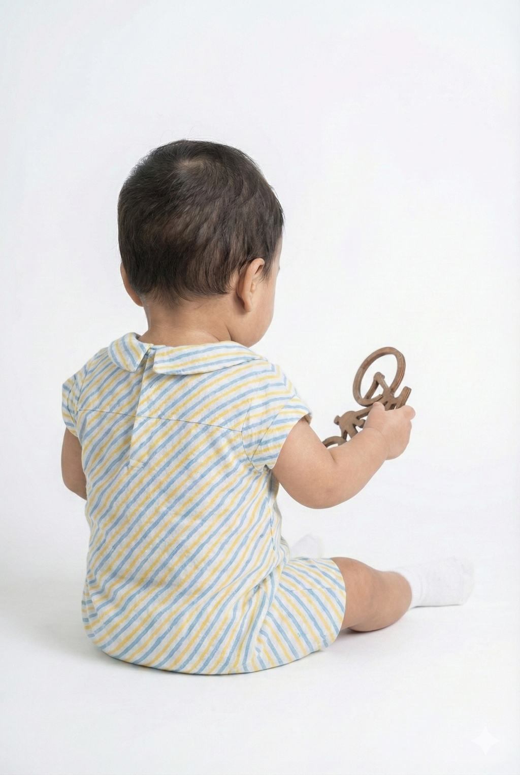 Sunny Stripes Baby Romper