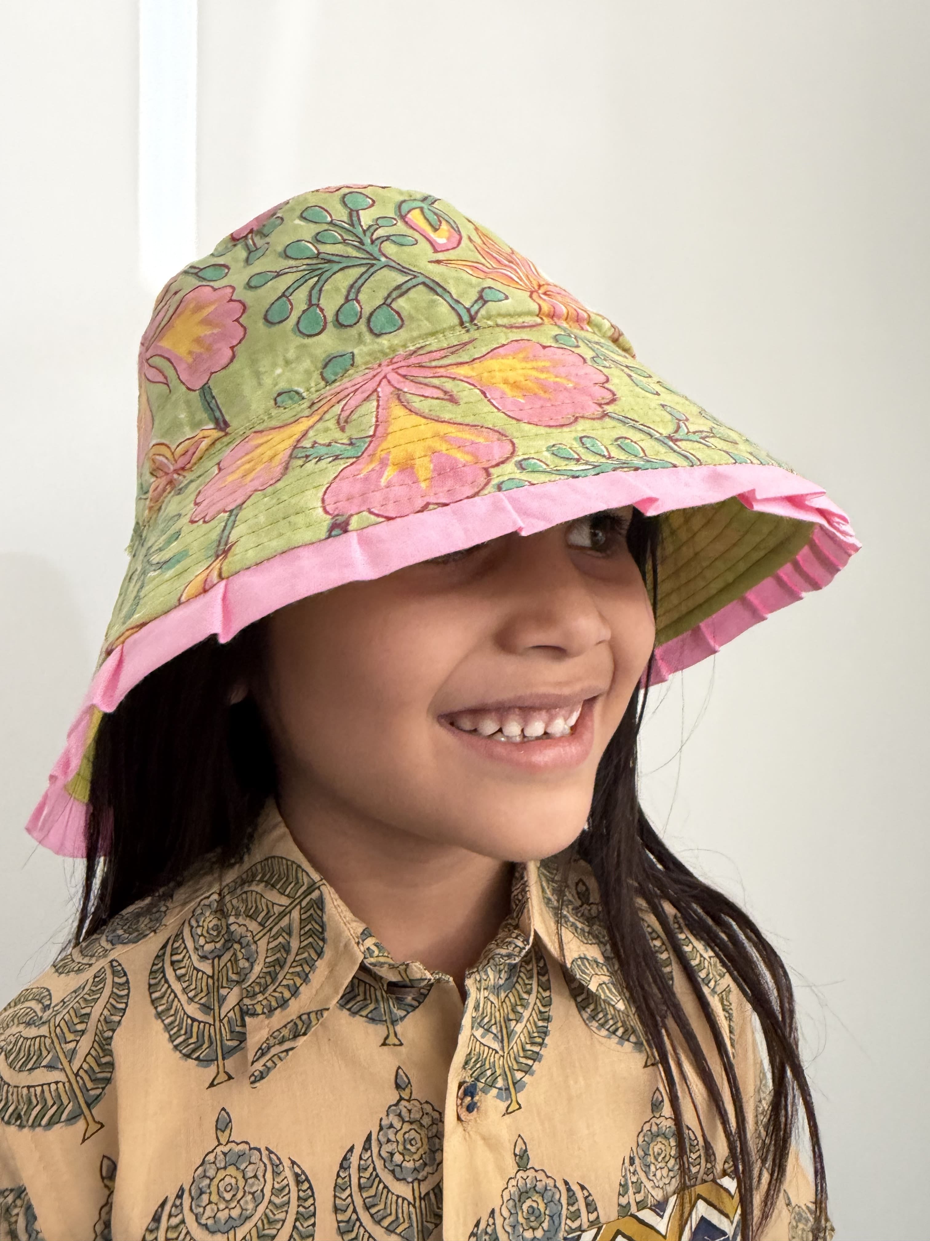 Secret Garden Reversible Bucket Hat
