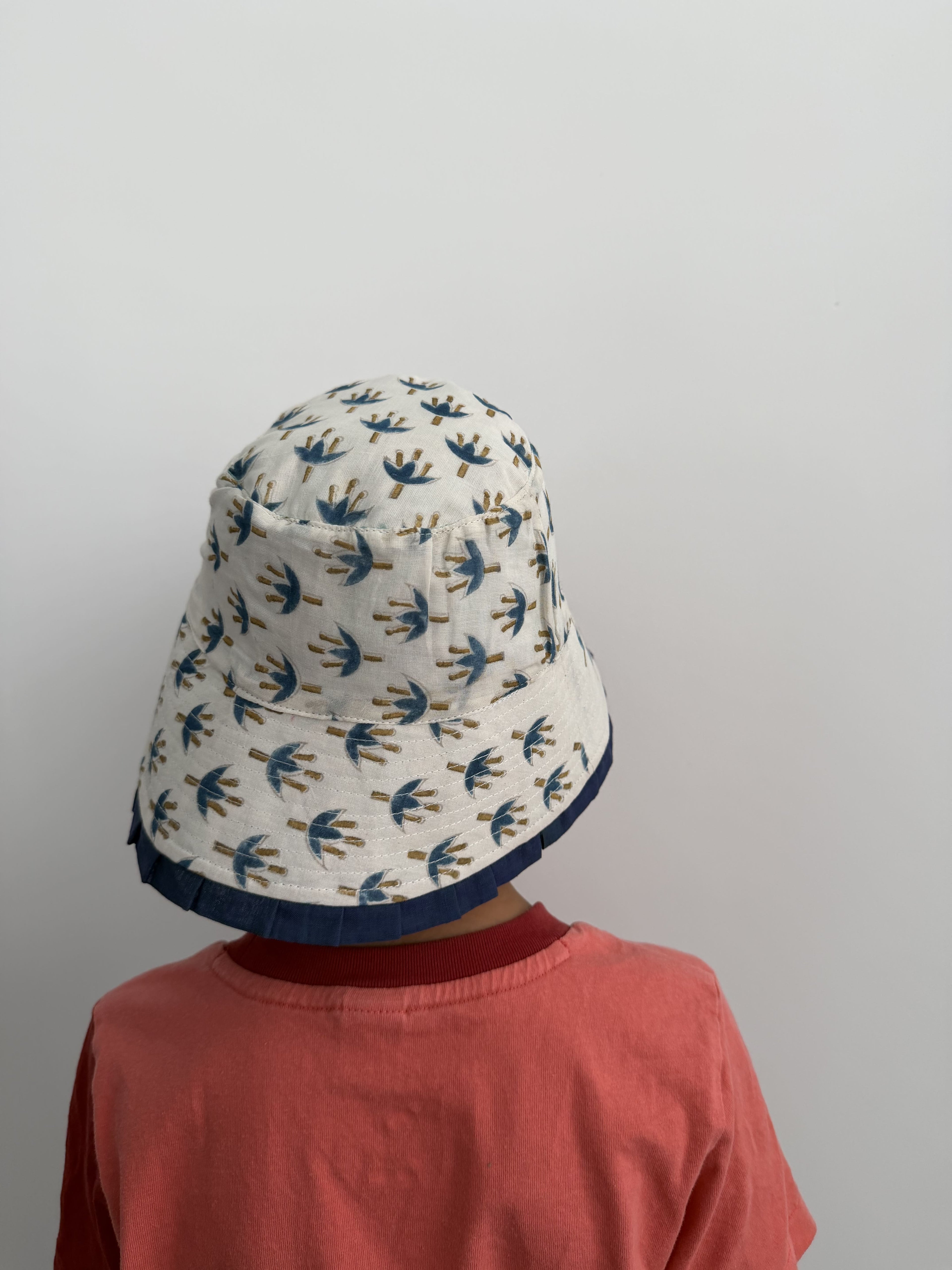 Aqua Bloom Reversible Bucket Hat