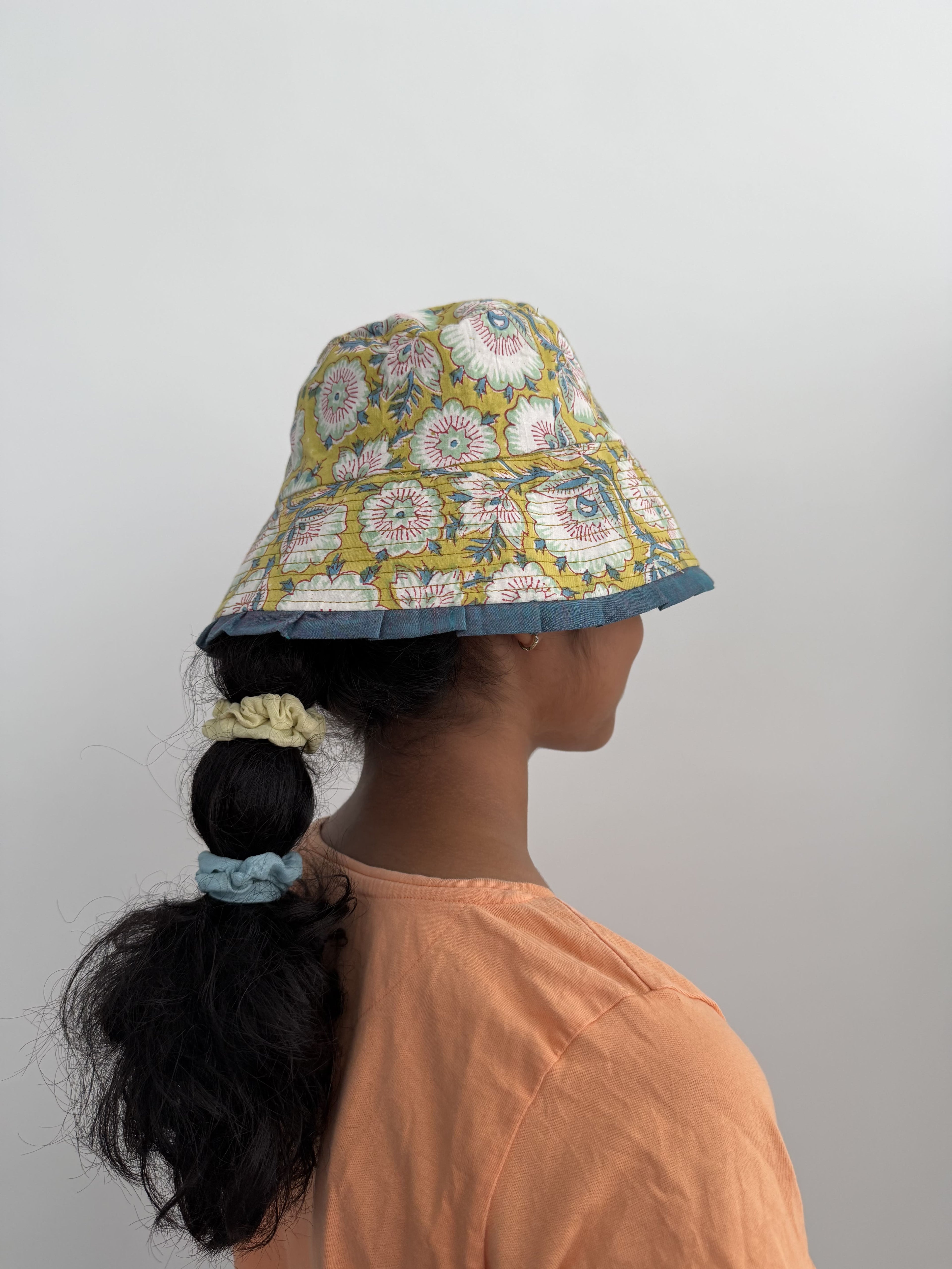 Vintage Bloom Reversible Bucket Hat