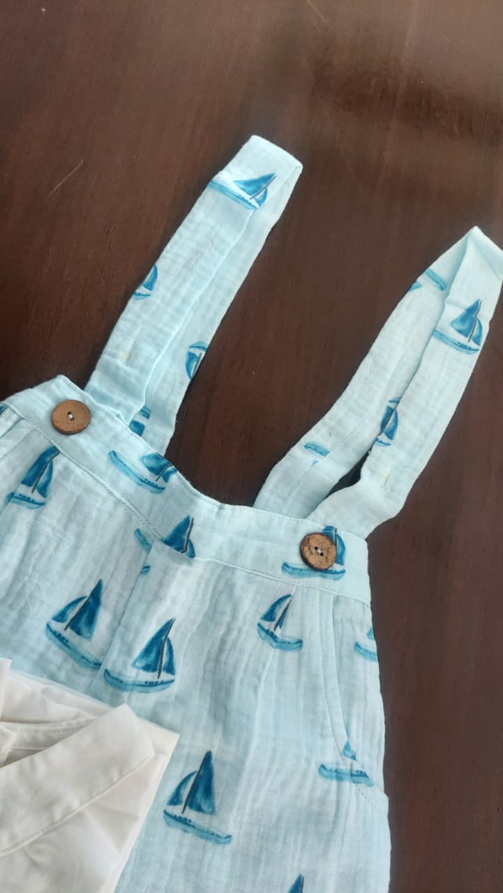 Sailor Dungaree Set