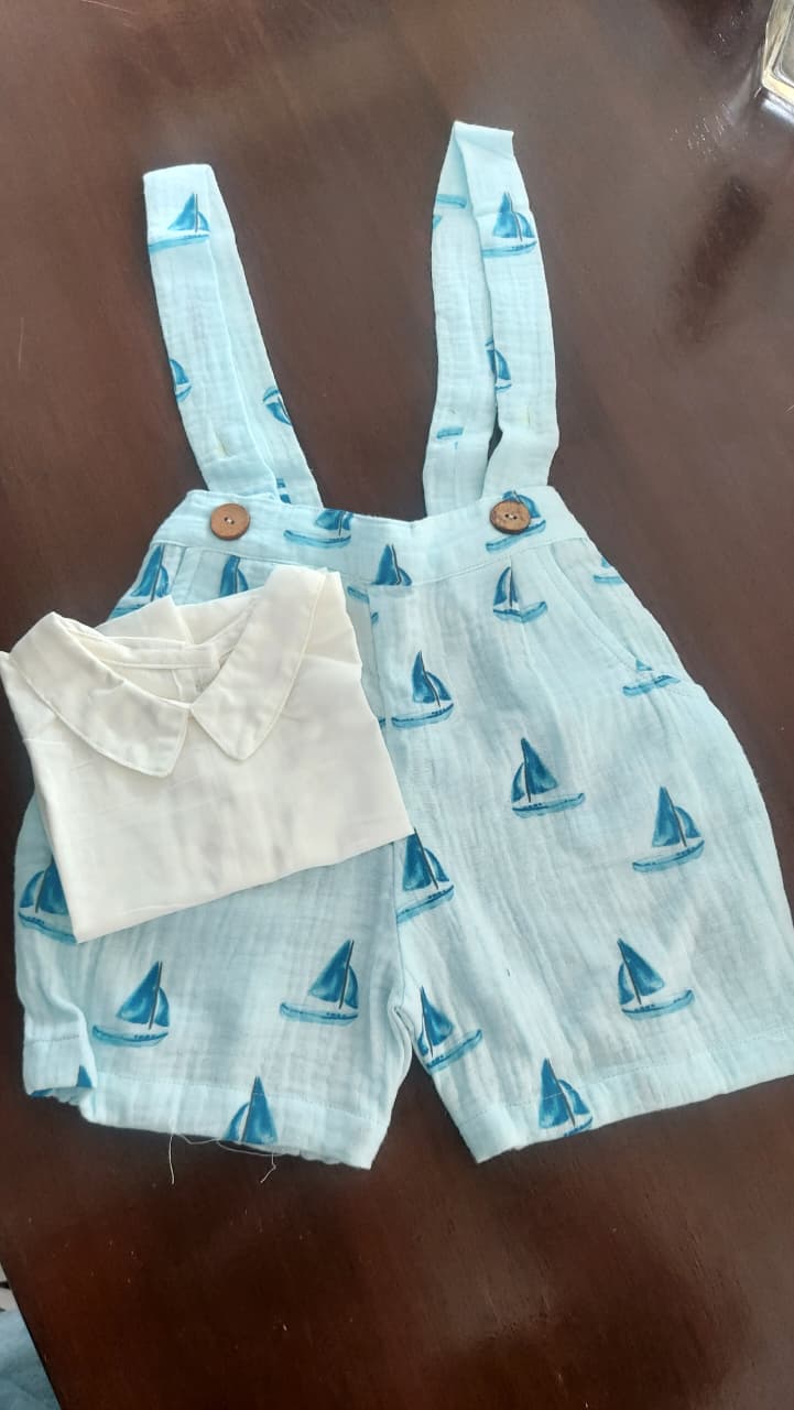 Sailor Dungaree Set
