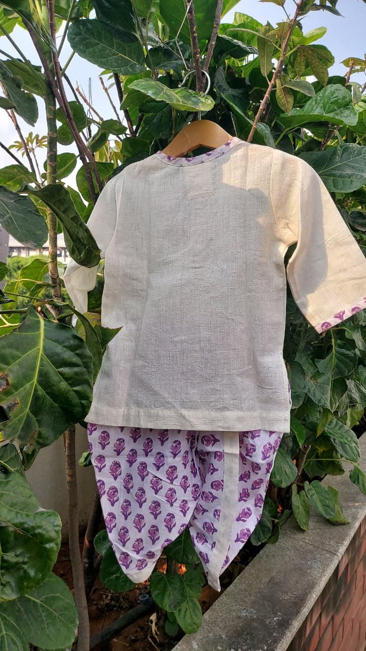 Bloomberry Dhoti Set