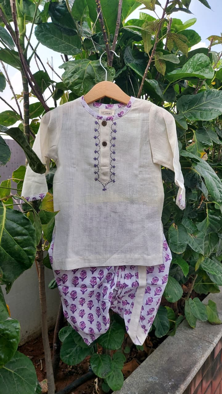 Bloomberry Dhoti Set