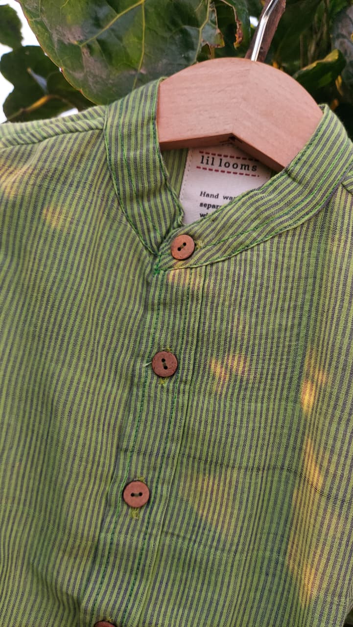 Hari Stripe Kurta