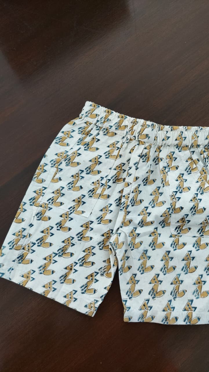 Fox Print Khadi Co-ord Set