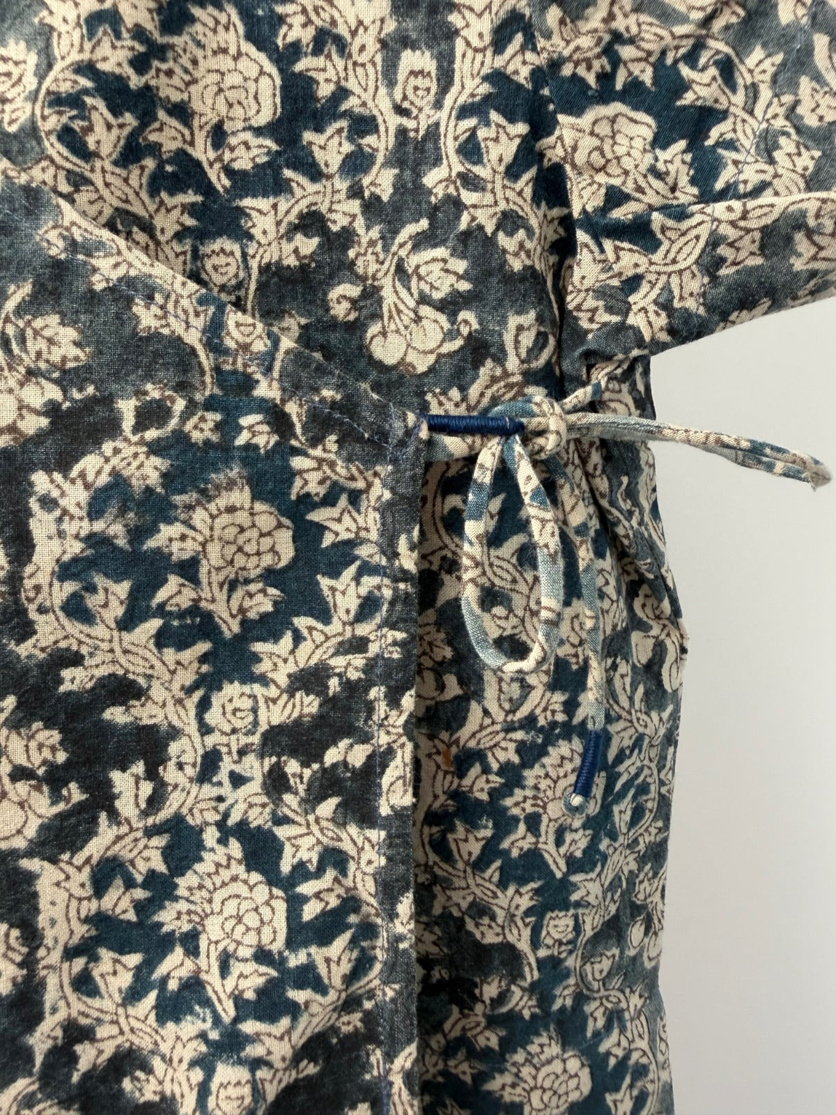 Kalamkari Co-ord Set (Red blue)