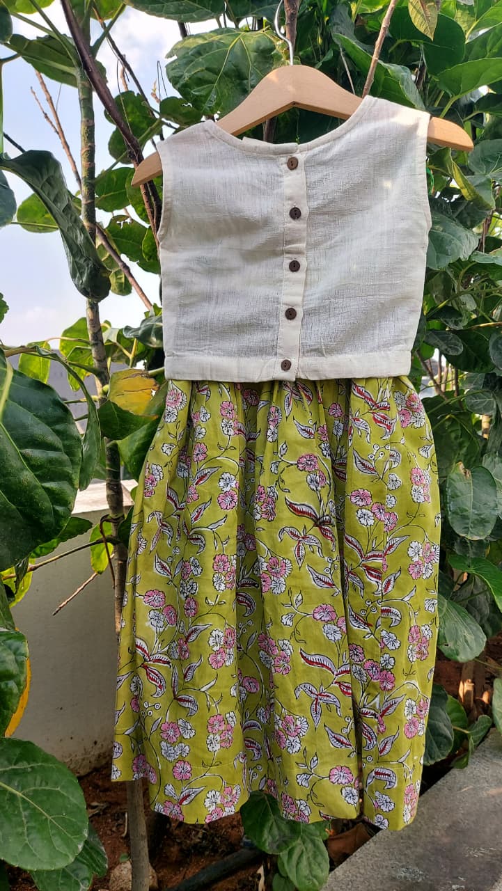 Mustard Meadow Lehenga Set