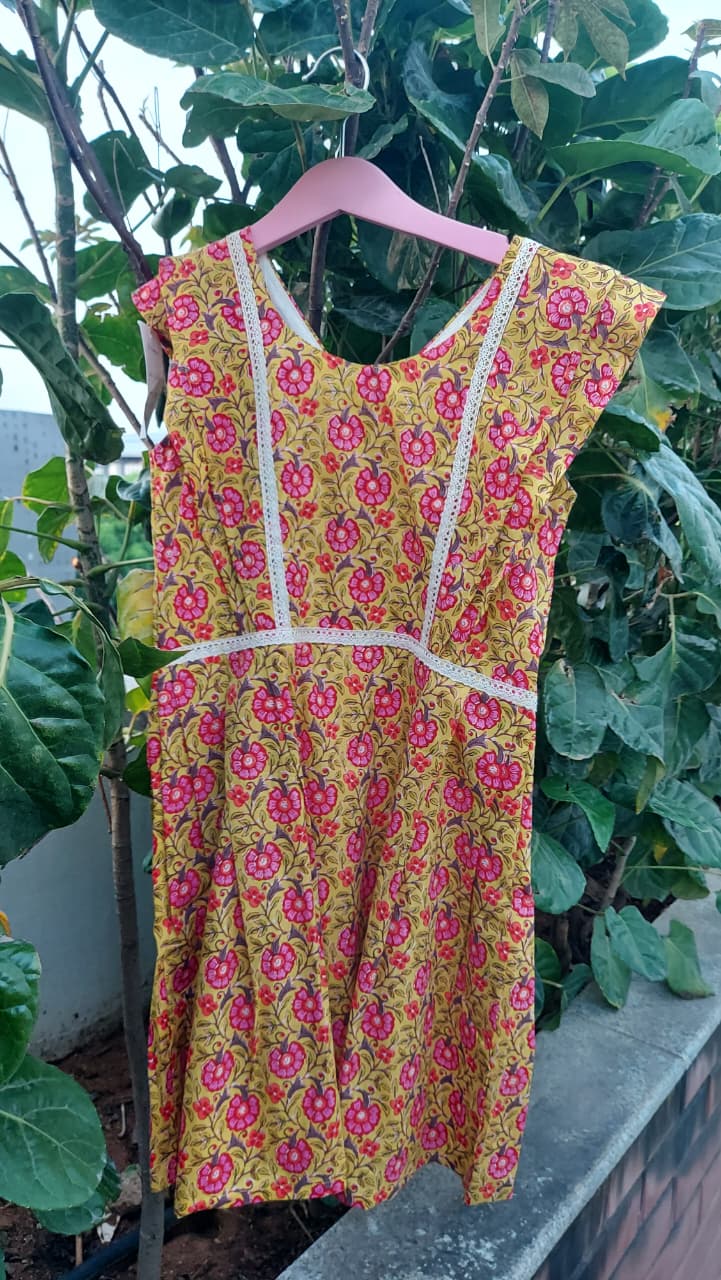 Sunshine Bloom Cotton Dress