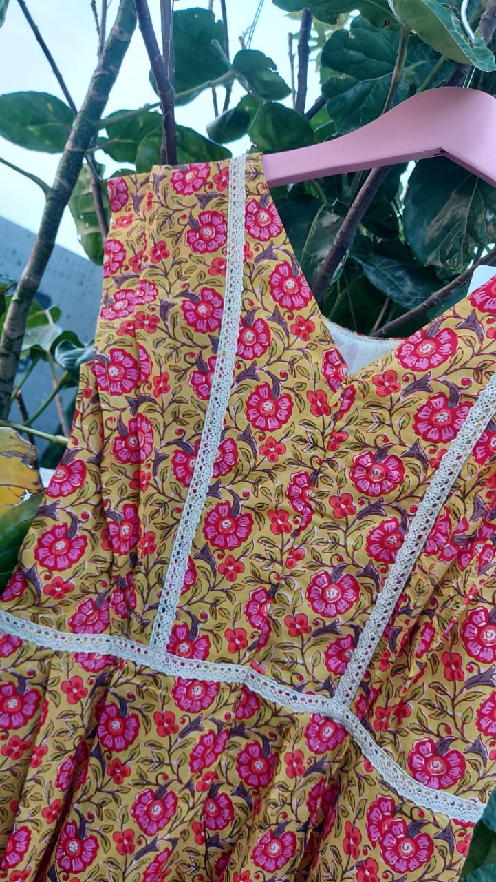 Sunshine Bloom Cotton Dress