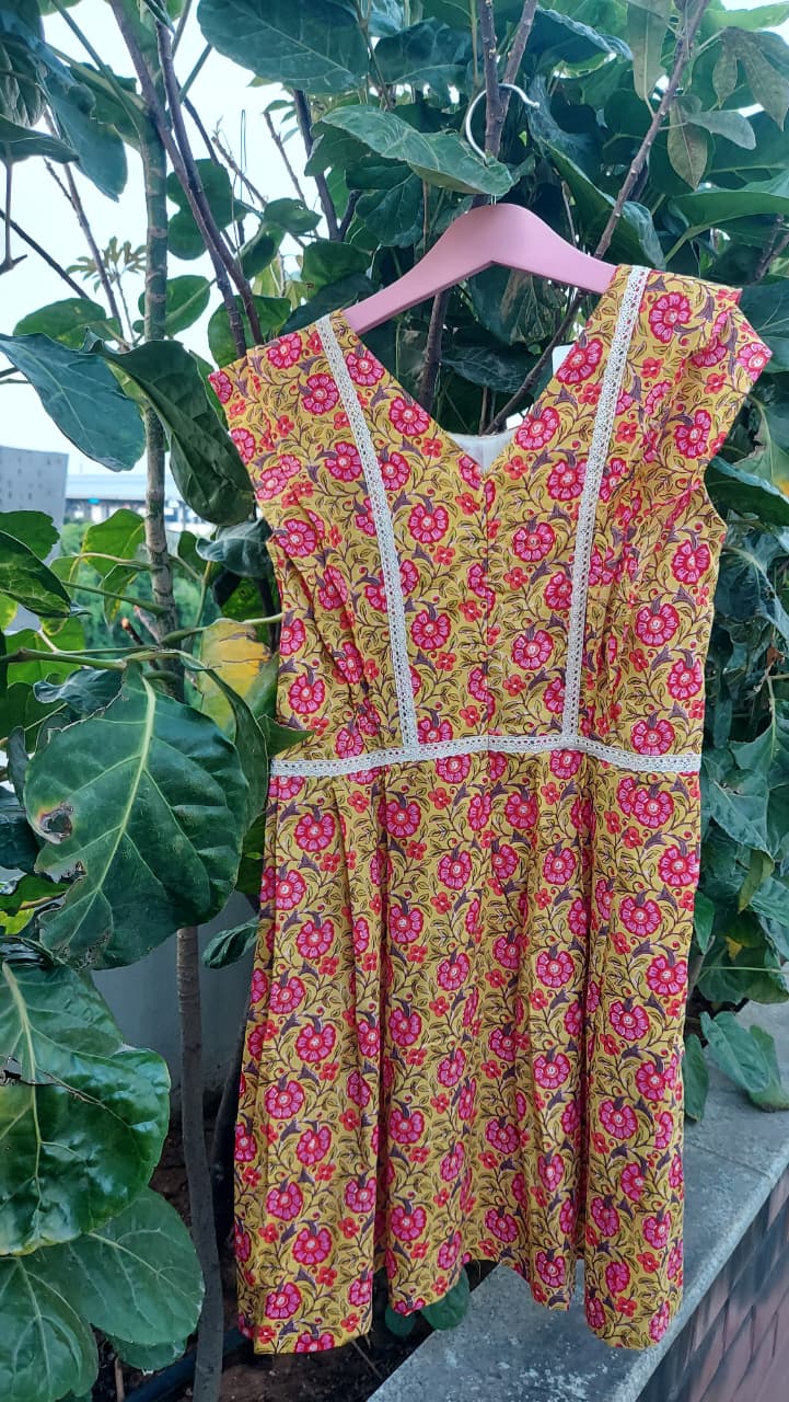 Sunshine Bloom Cotton Dress