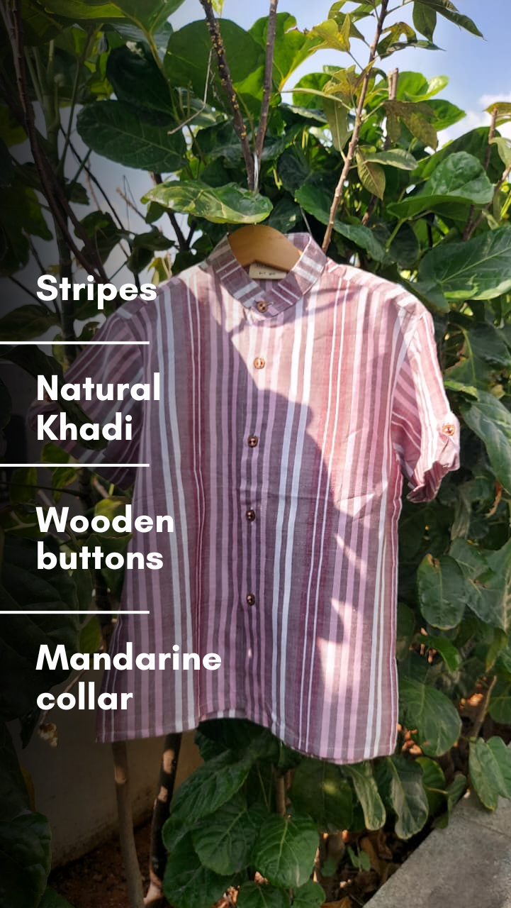 Strawberry Khadi Shirt
