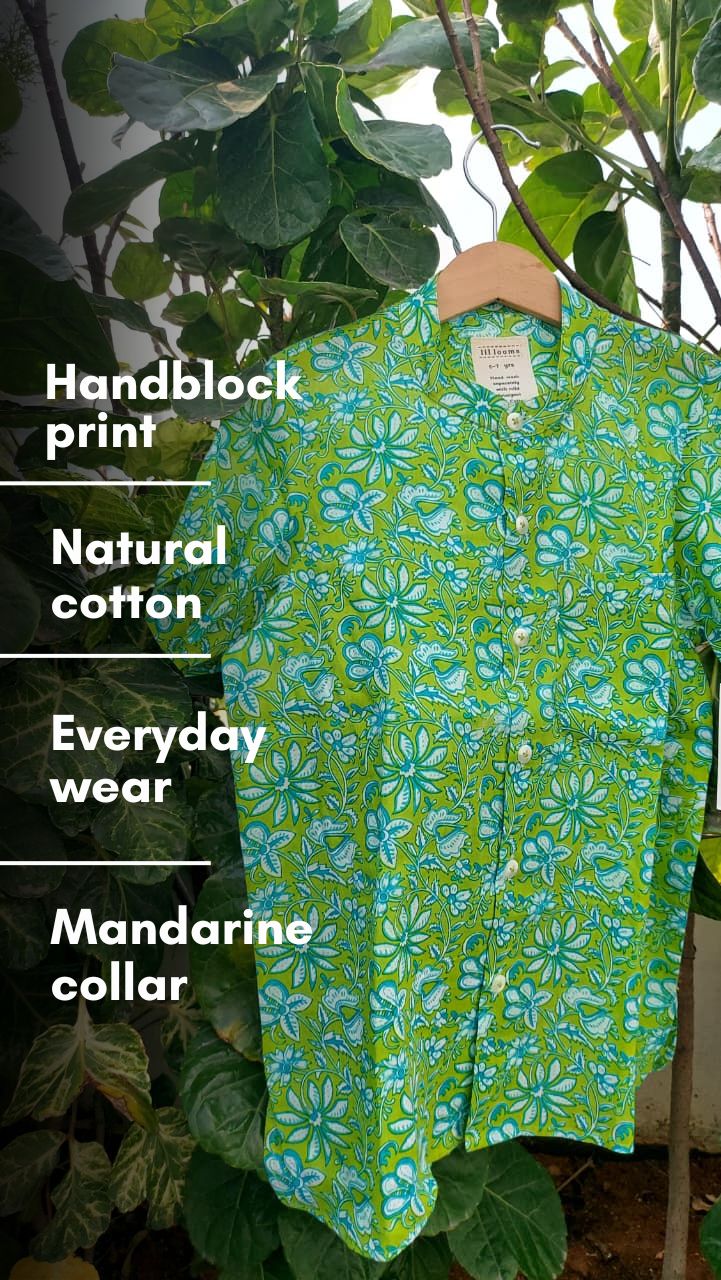 Gulmohar Green Kurta